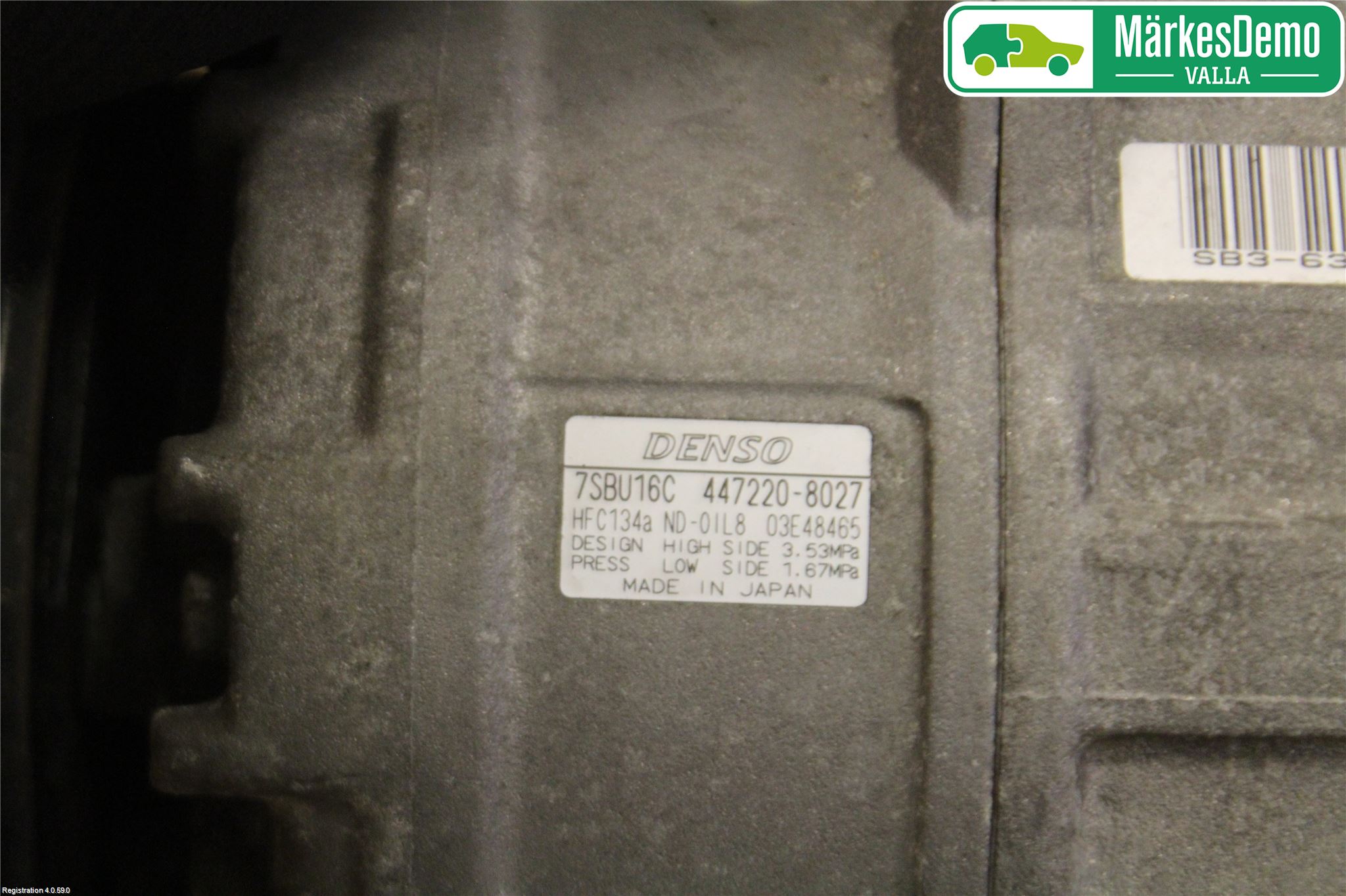 BMW 3 E46      98-05 Varme Ac Kompressor