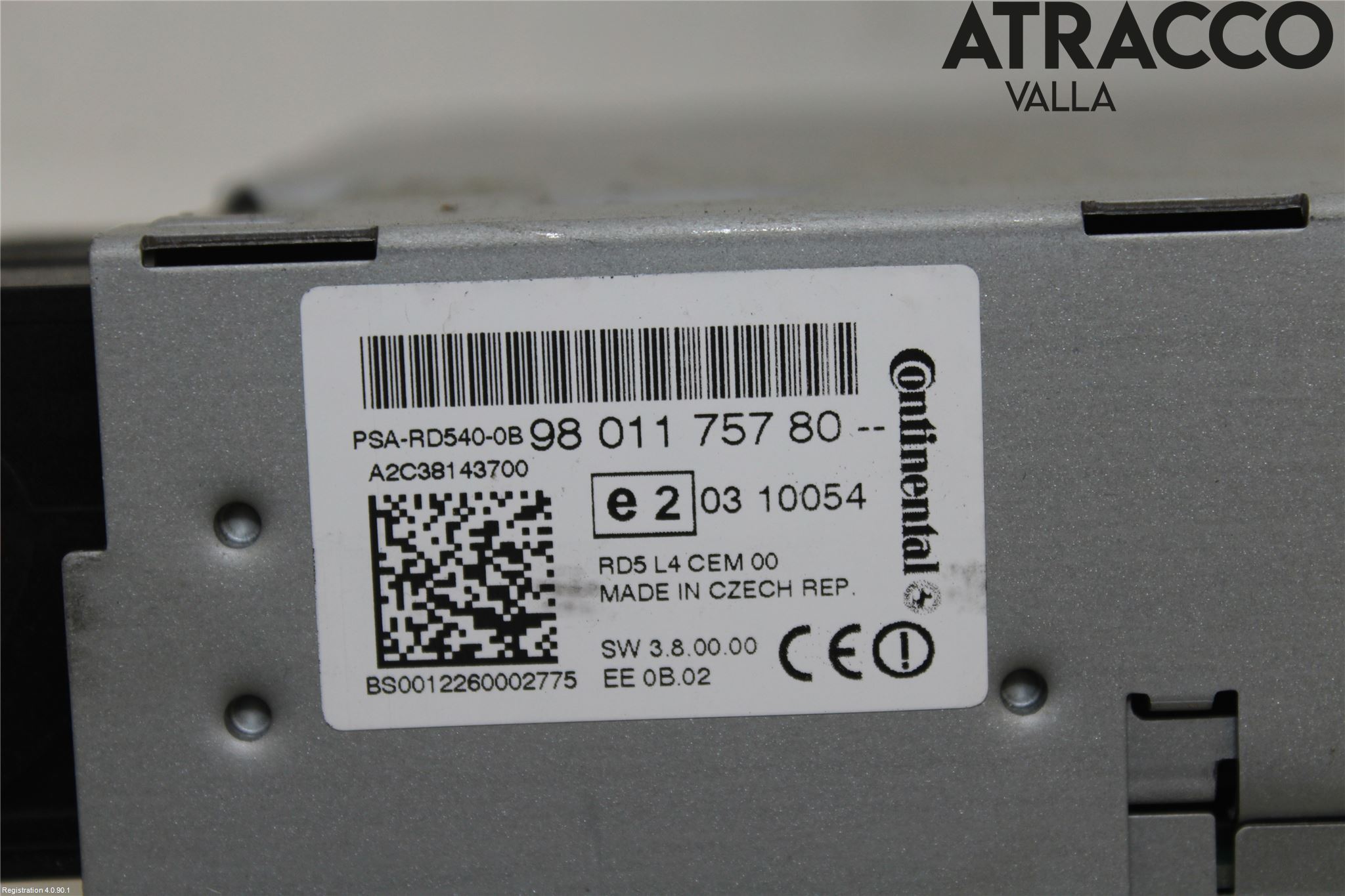 Peugeot 508 11-18 Stereo Radio Med Cd