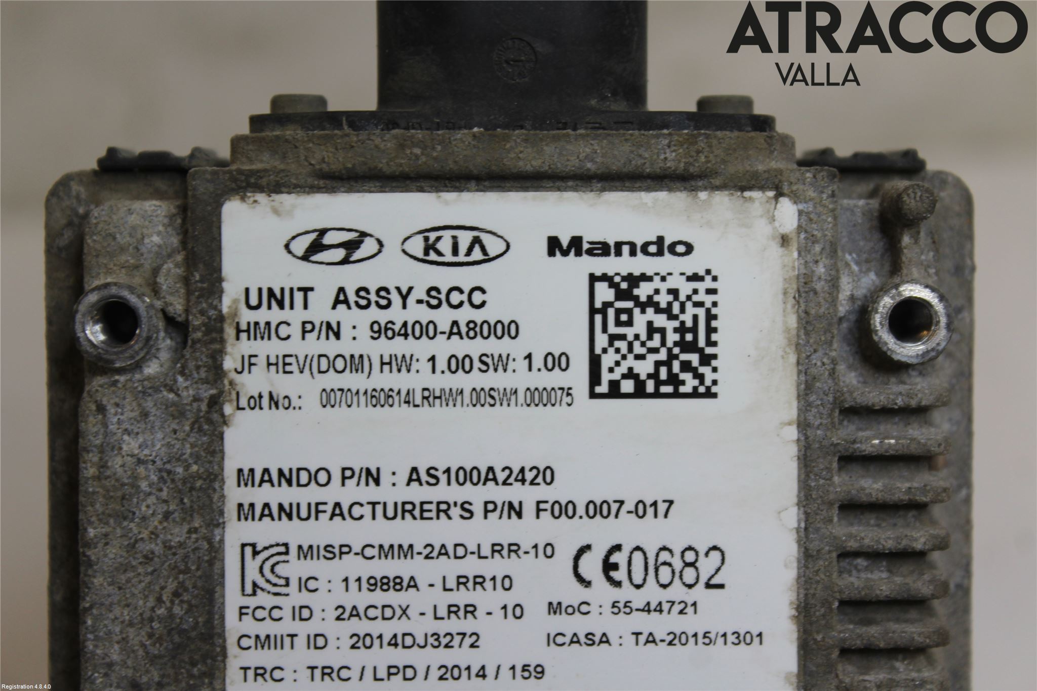Kia OPTIMA 16-20 Sensor Fartsbegrensning