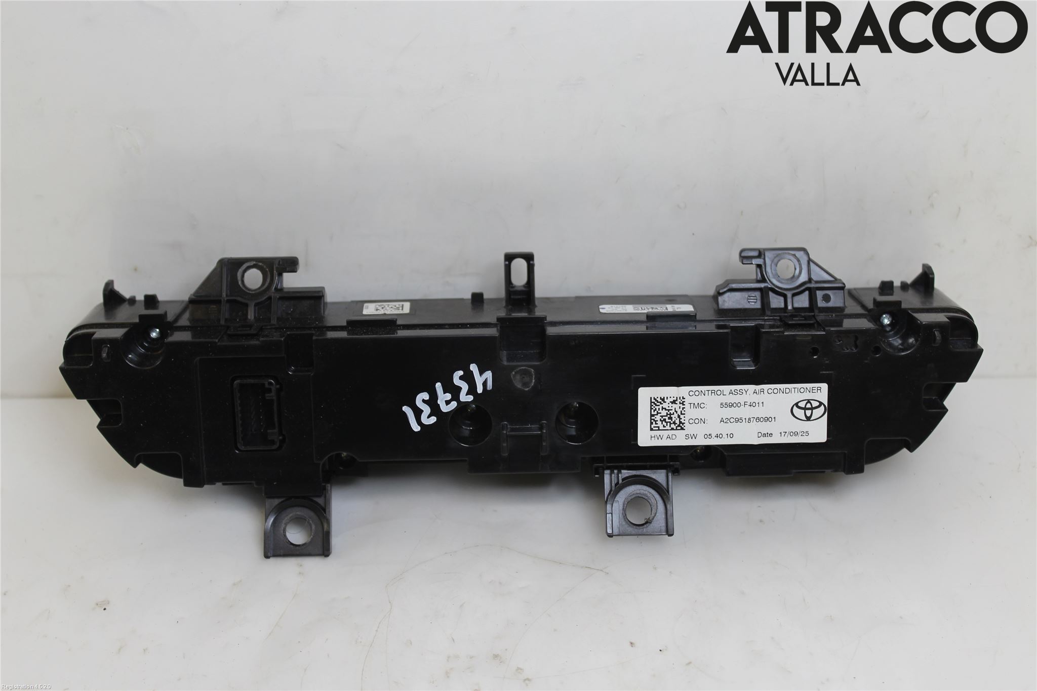 Toyota C-HR 16-23 Varme Ac Betjening-Display