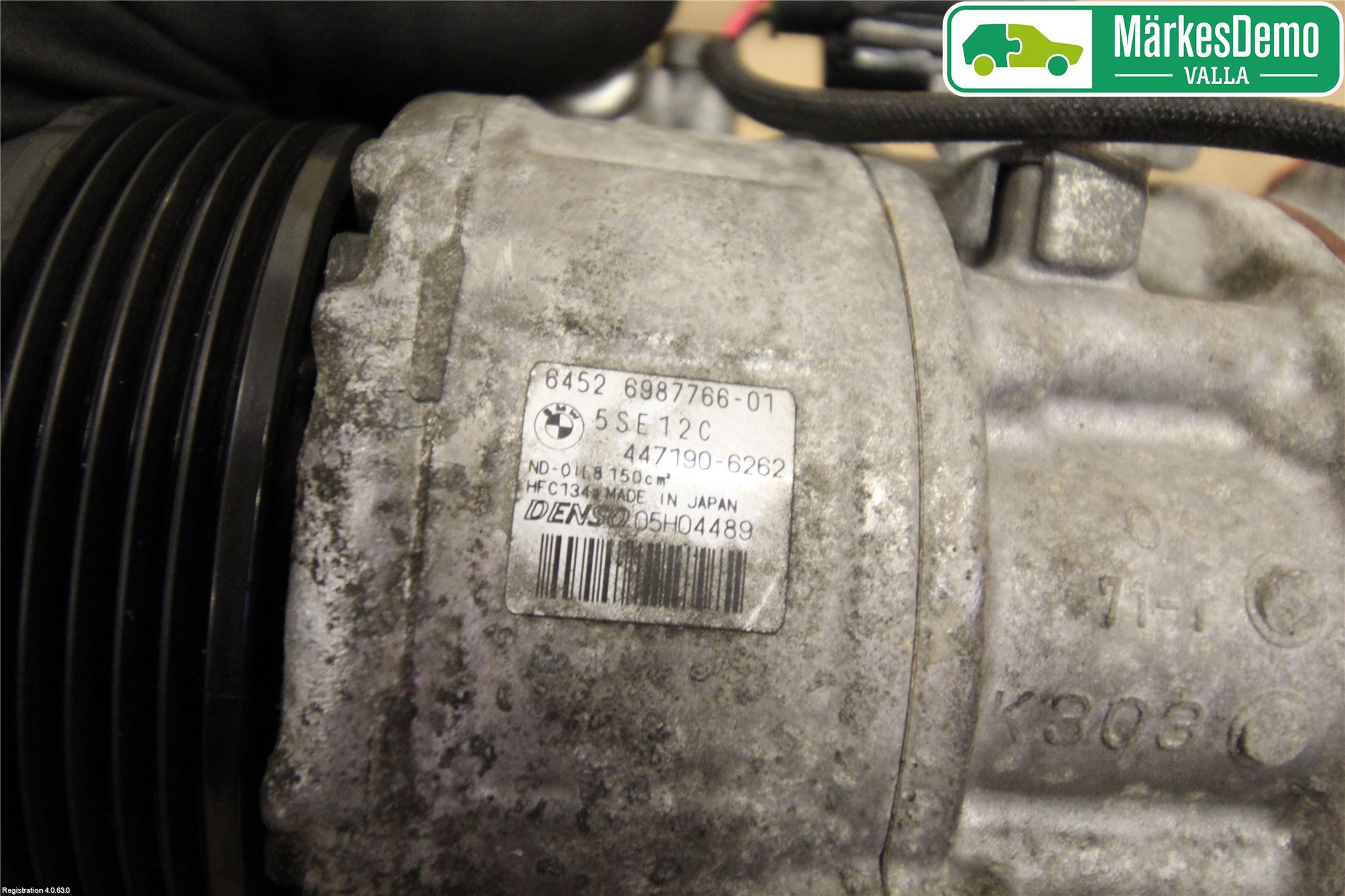 BMW 3 E90/91 SED/TOU 05-12 Varme Ac Kompressor