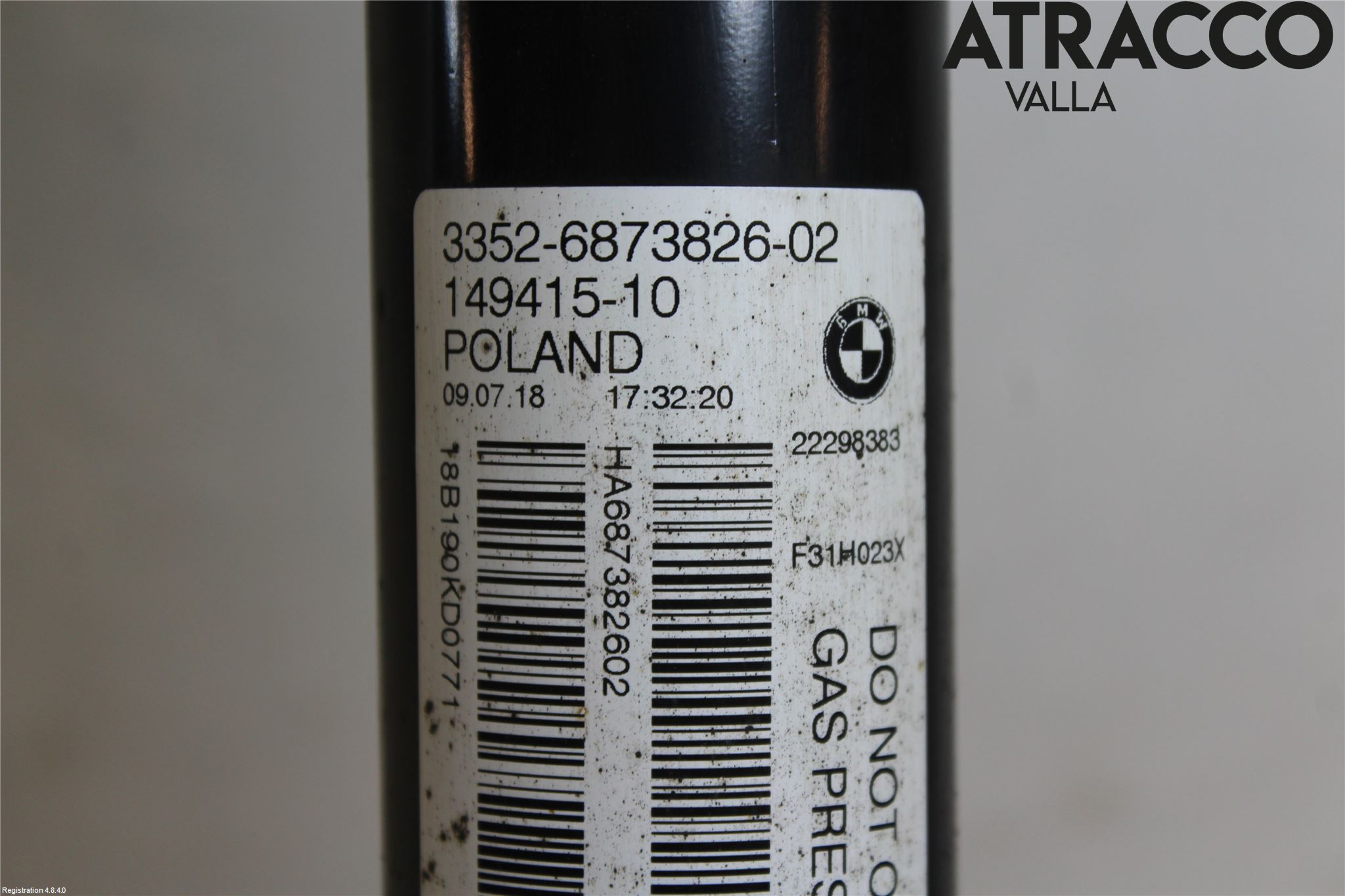 BMW 3 F30/F31/F80 12-19 Støtdemper Bak