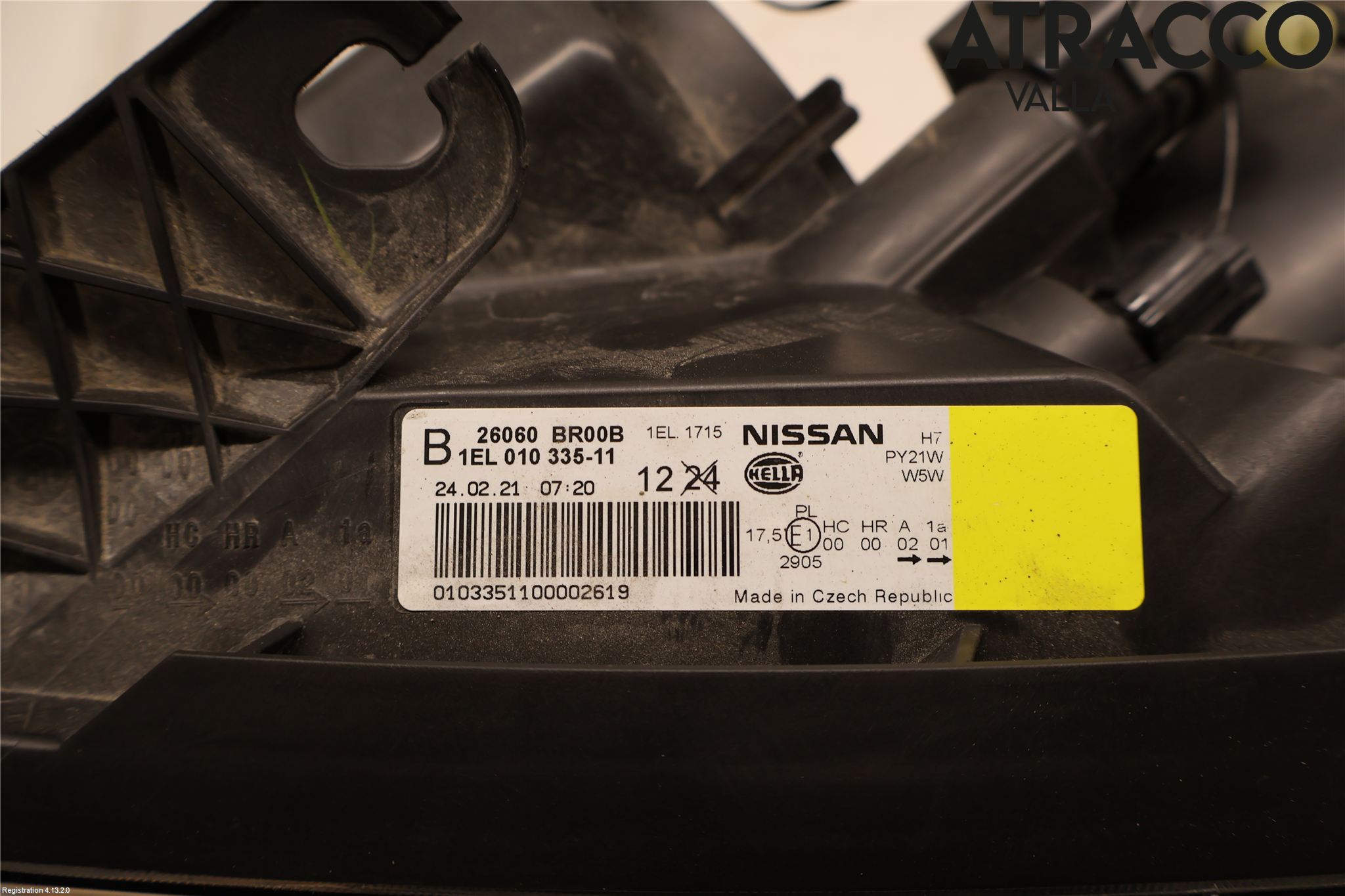 Nissan QASHQAI 10-14 Frontlykt Venstre