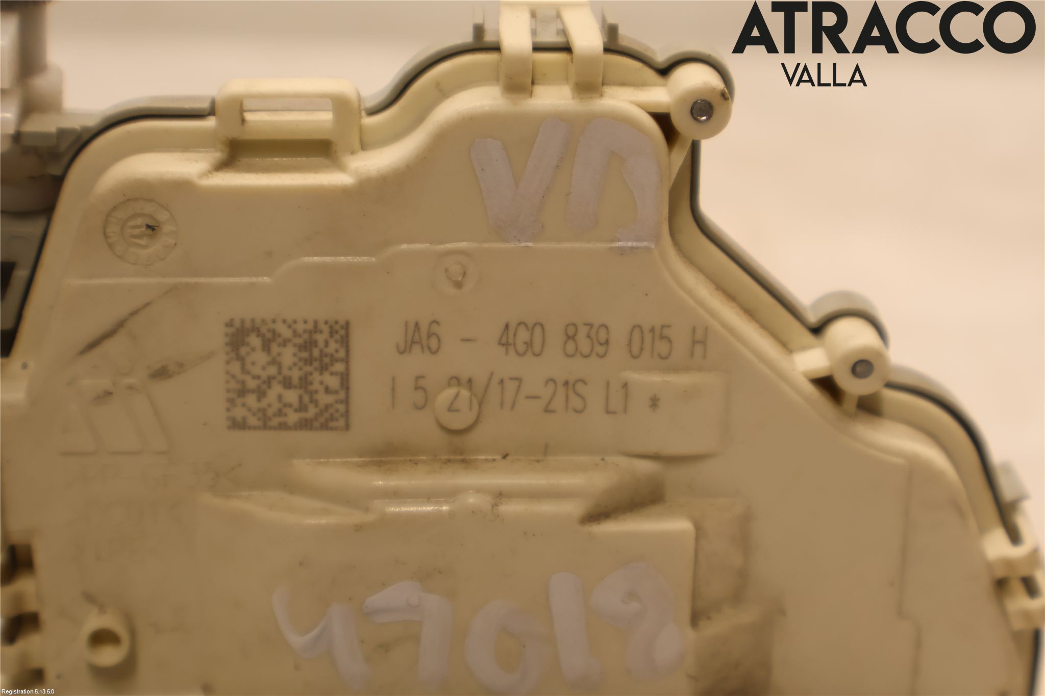 Audi A4/S4 B9 16-19 Dørlås - Låsekasse
