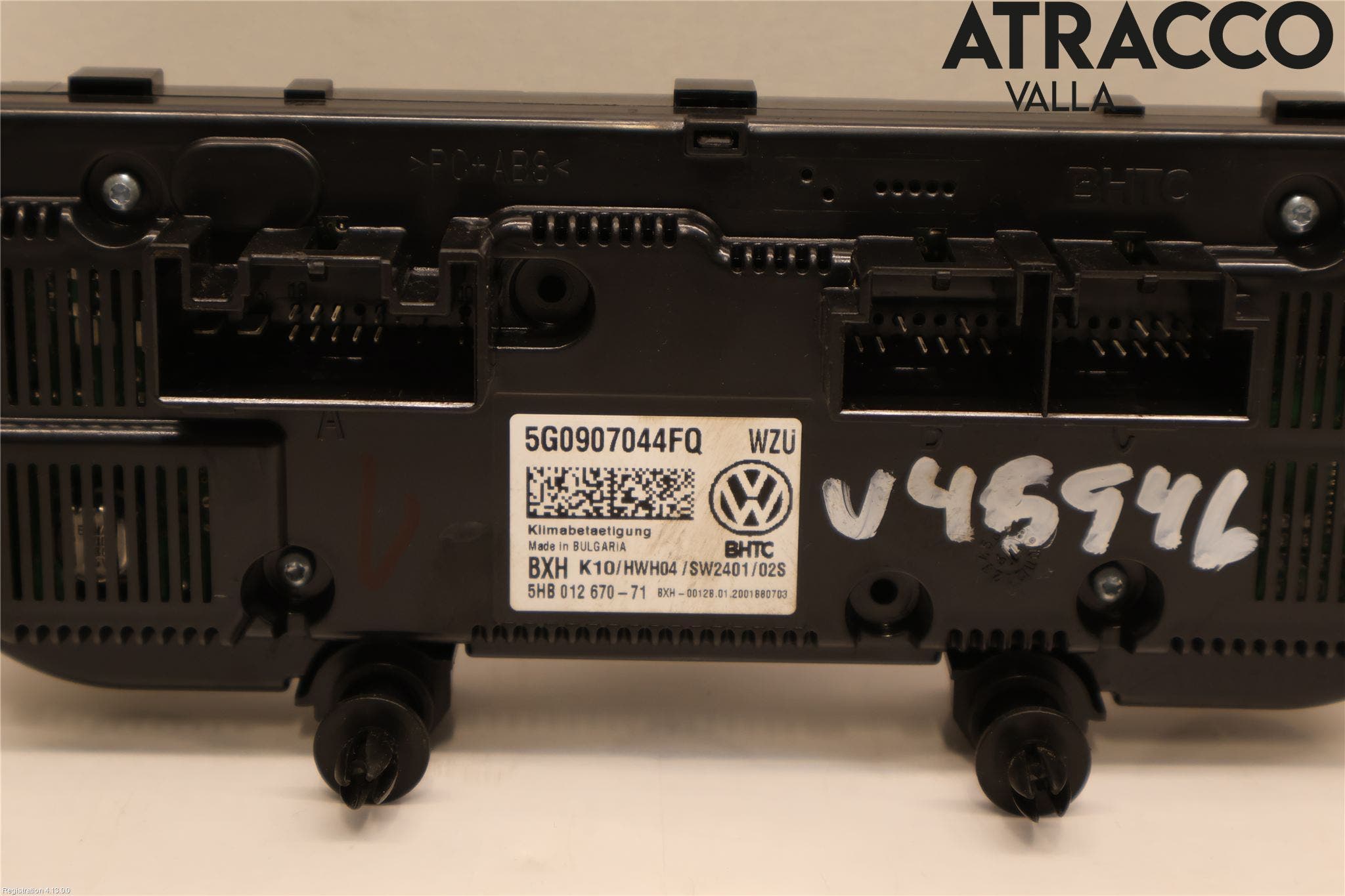 Volkswagen VW GOLF / E-GOLF VII 13-20 Varme Ac Betjening-Display