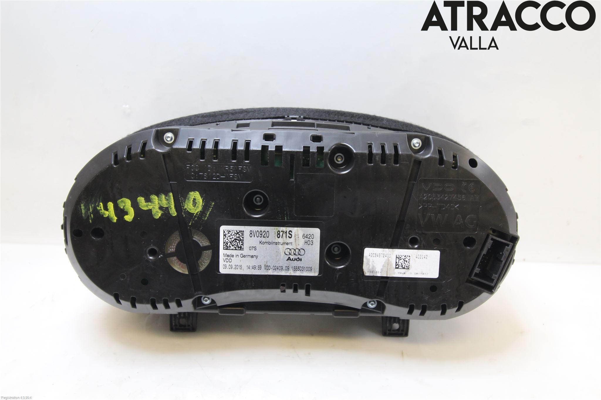 Audi A3/S3 8V 13-20 Instr Kombinert