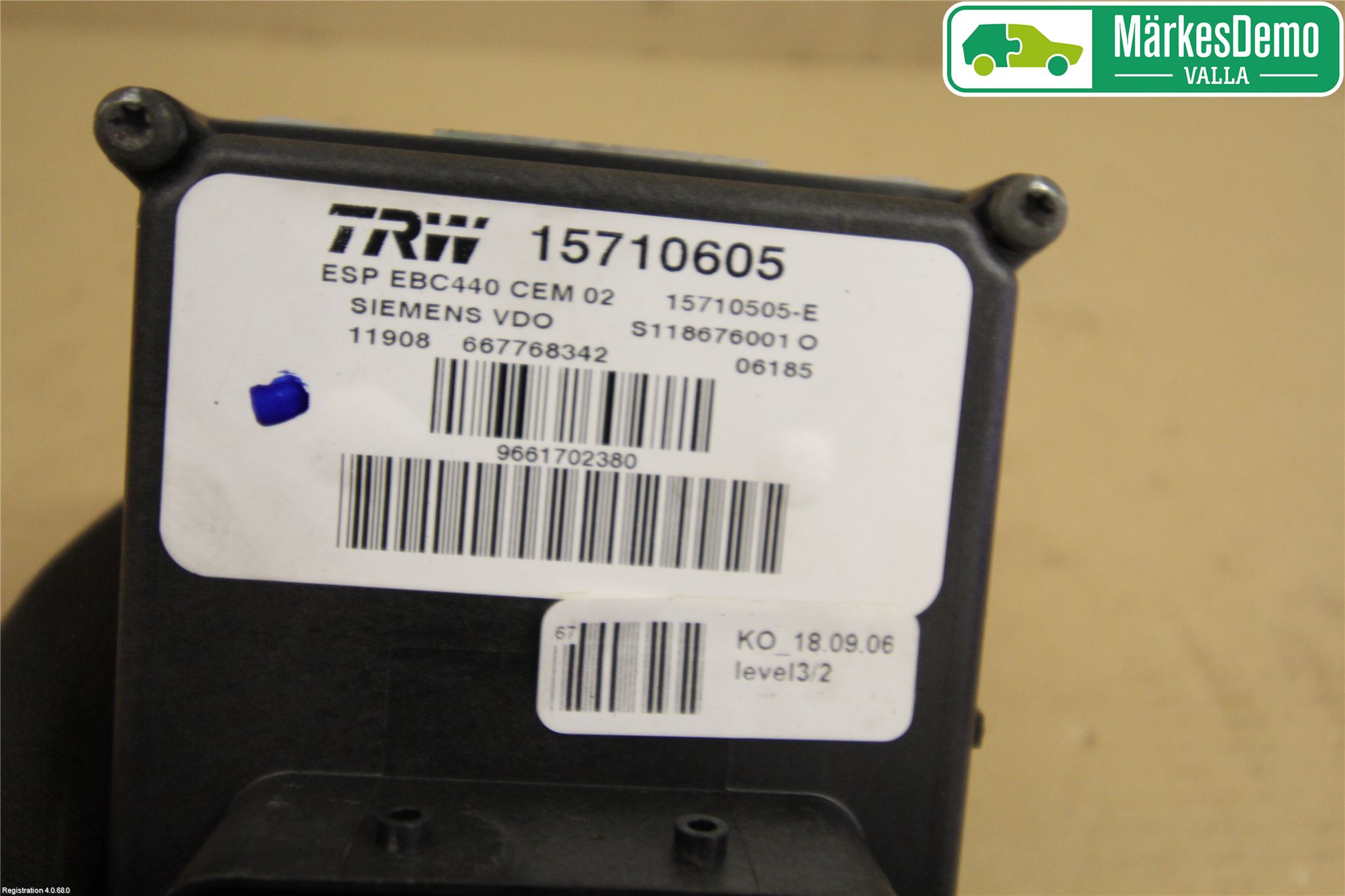 Peugeot 407 Abs Hydraulikkaggregat