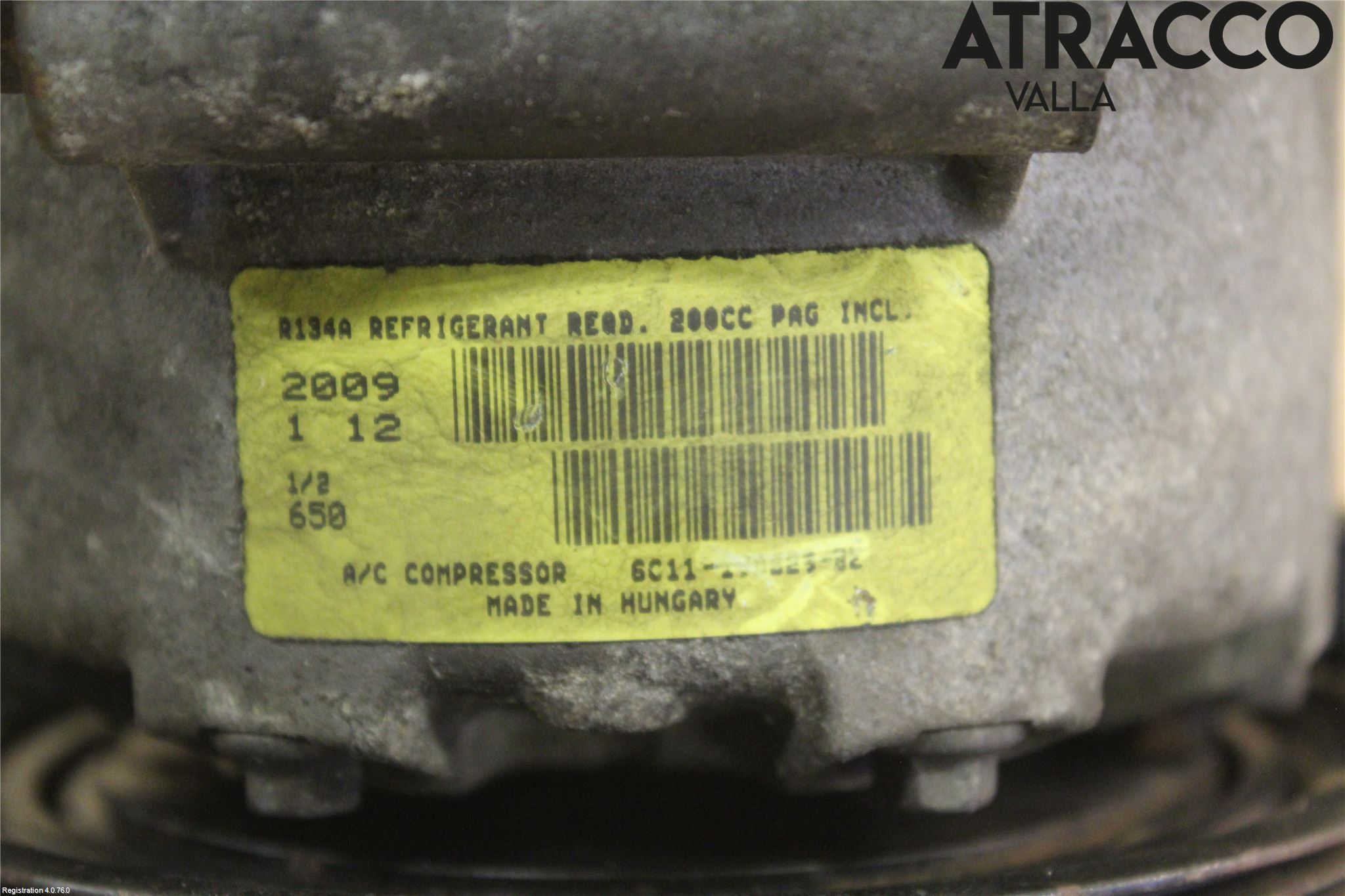 Ford TRANSIT    06-13 Varme Ac Kompressor