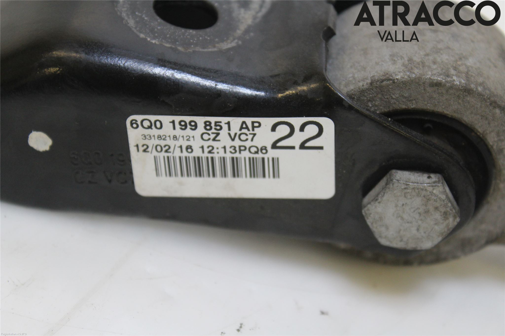 Volkswagen VW POLO 10-17 Gearkasse Feste Stål-Alu