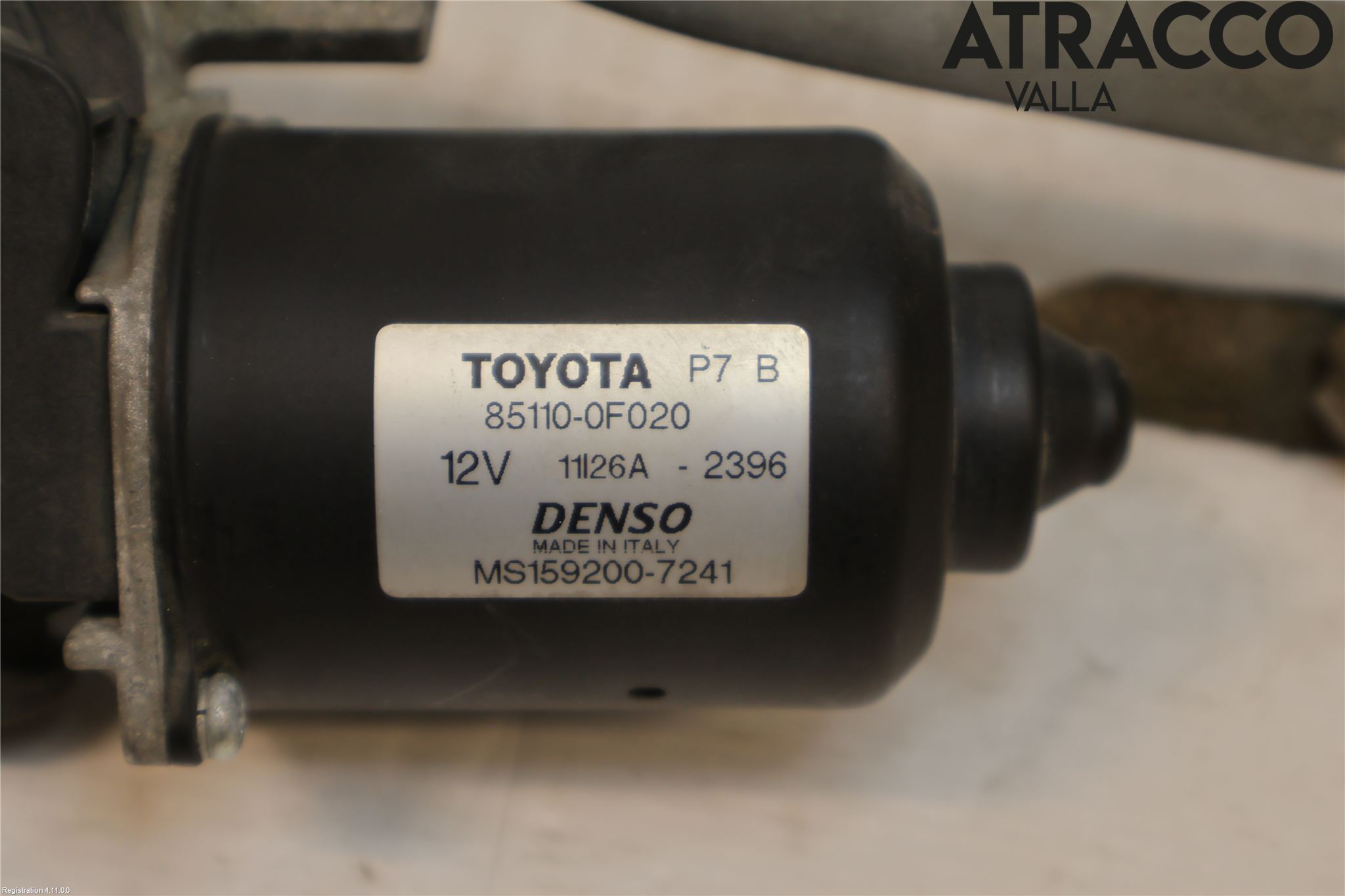 Toyota COROLLA VERSO 08-09 Viskeroverføring Frontrute