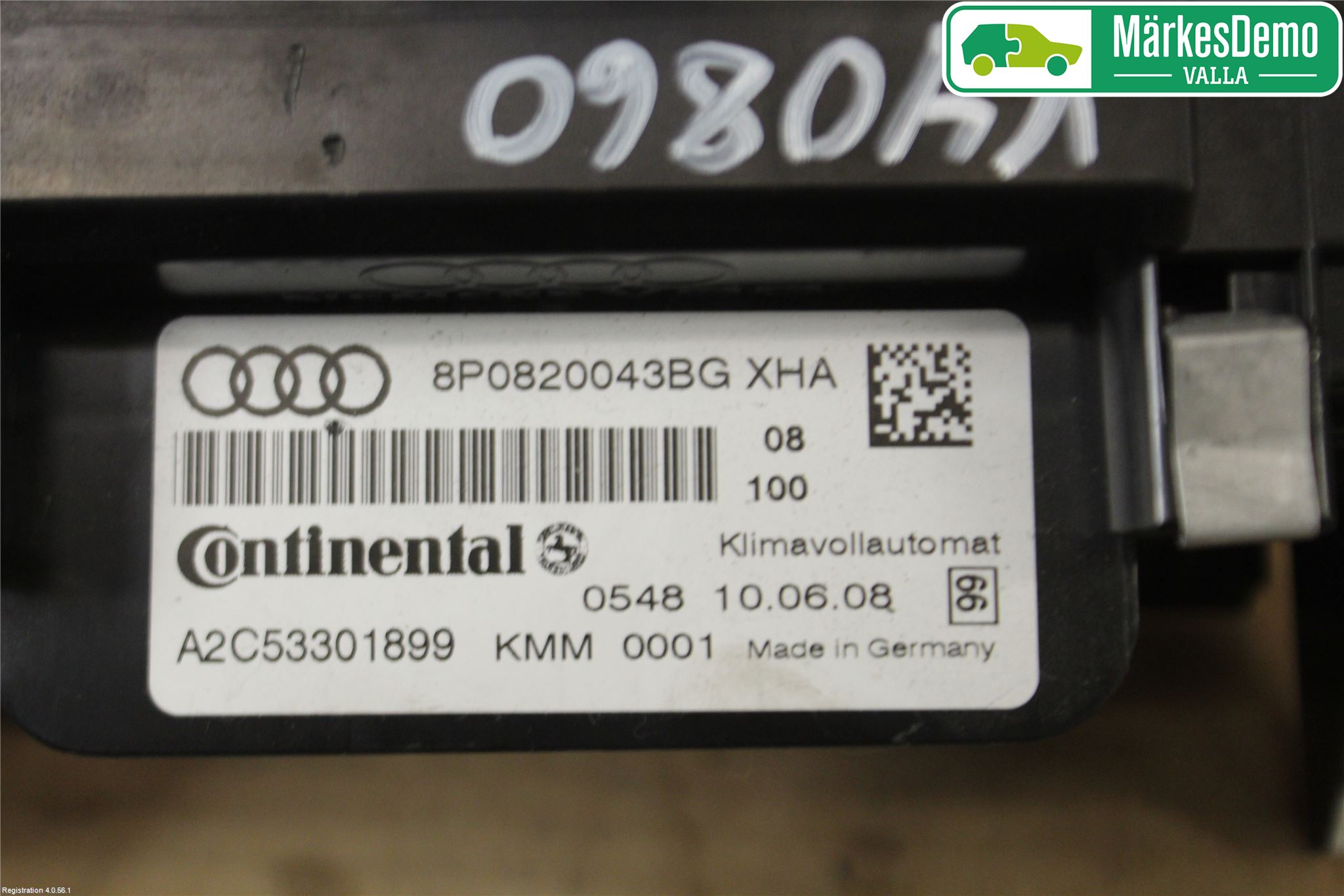 Audi A3/S3 05-13 Varme Ac Betjening-Display