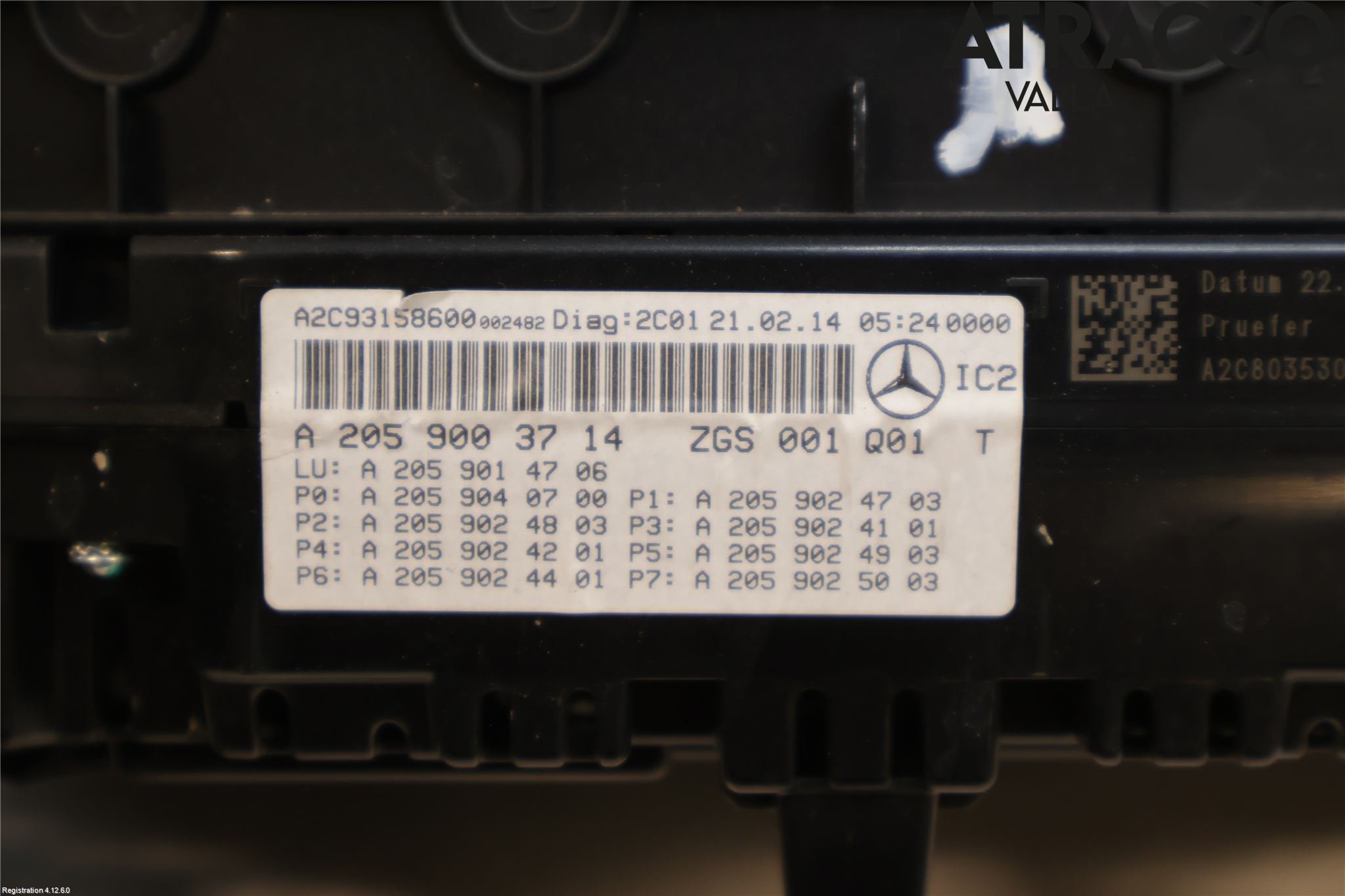 Mercedes-Benz MB C-KLASS (W205) 14-21 Instr Kombinert