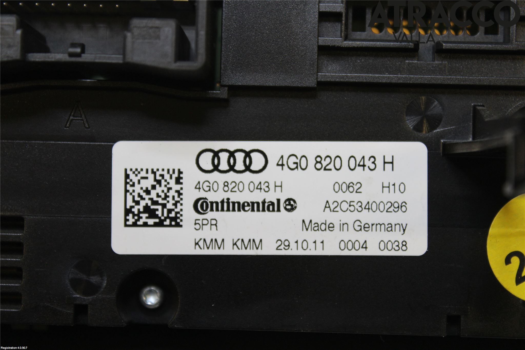 Audi A6/S6 4G 11-18 Varme Ac Betjening-Display