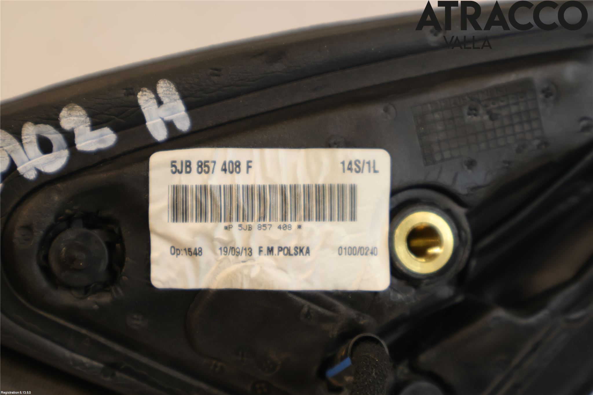 Skoda RAPID Speil H M-El Justering