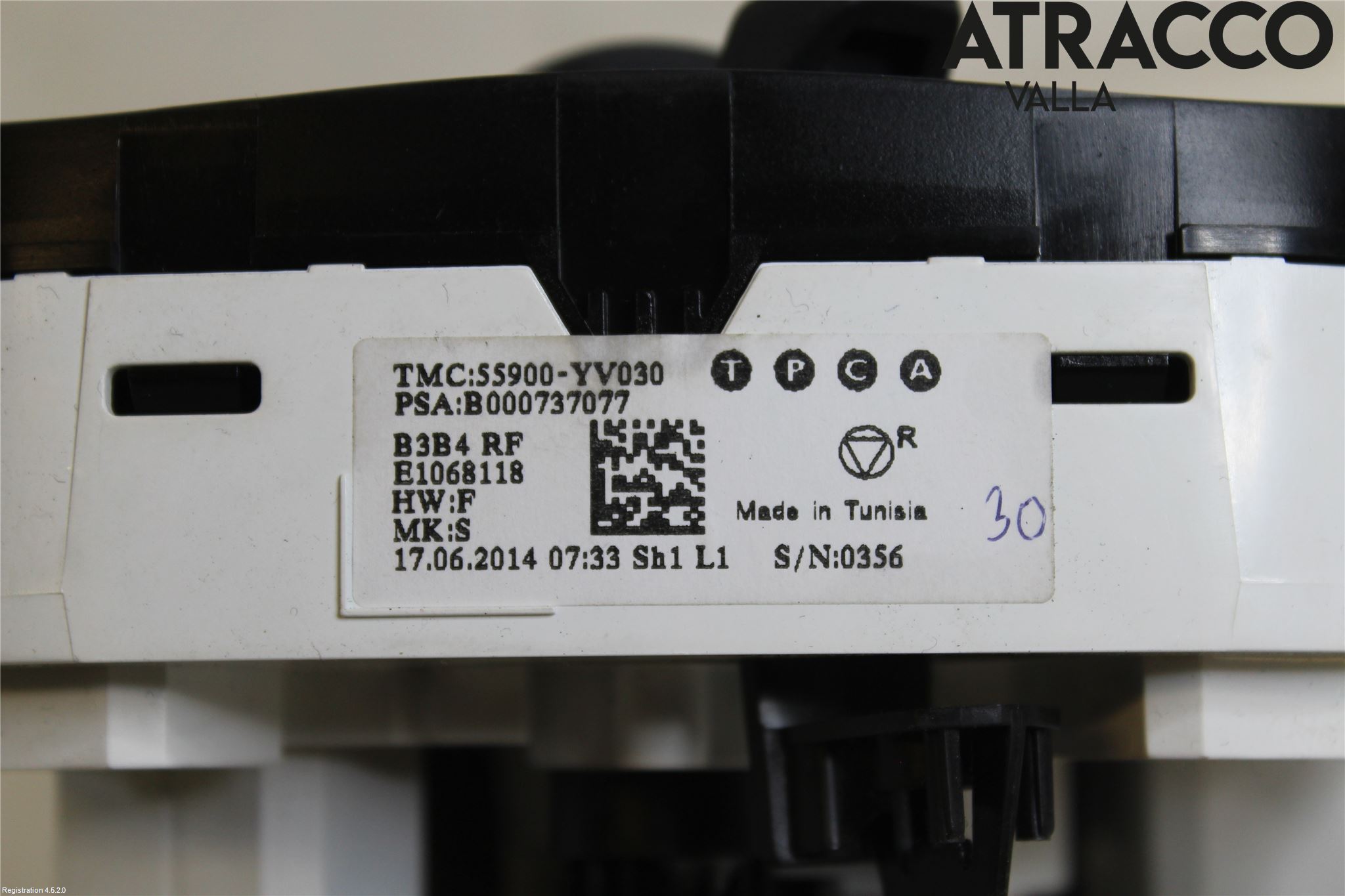 Peugeot 108 15-22 Varme Ac Betjening-Display