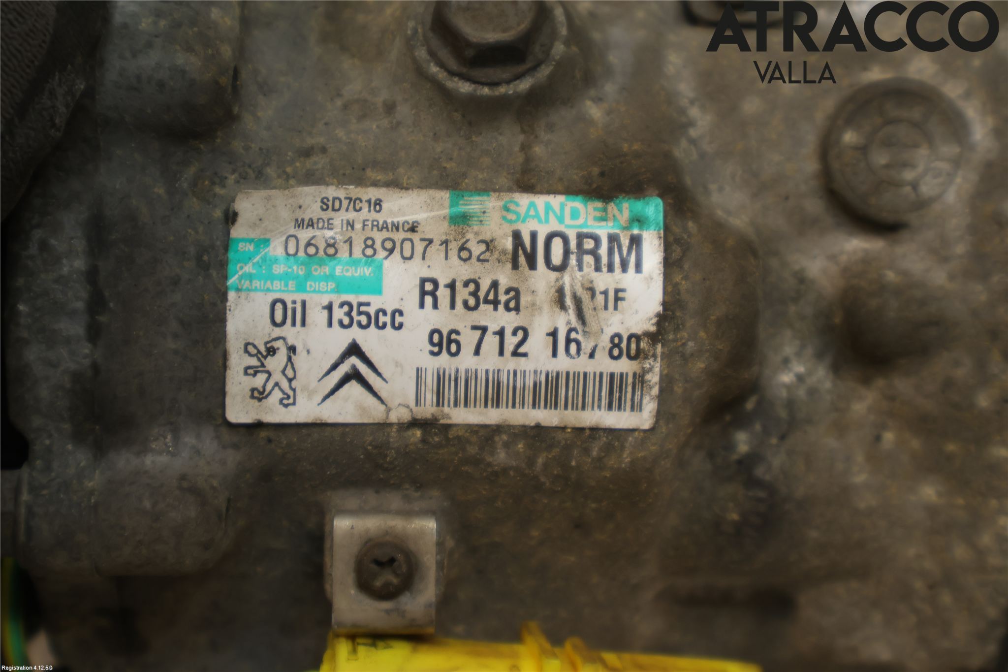 Peugeot 308 08-13 Varme Ac Kompressor
