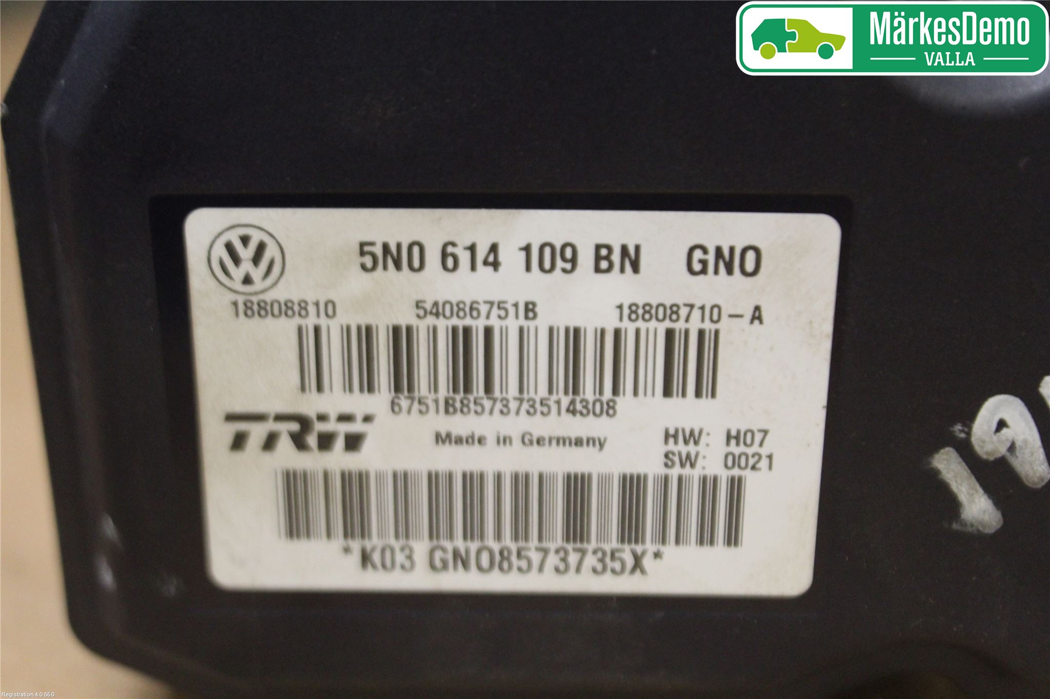 Volkswagen VW TIGUAN 07-16 Abs Hydraulikkaggregat