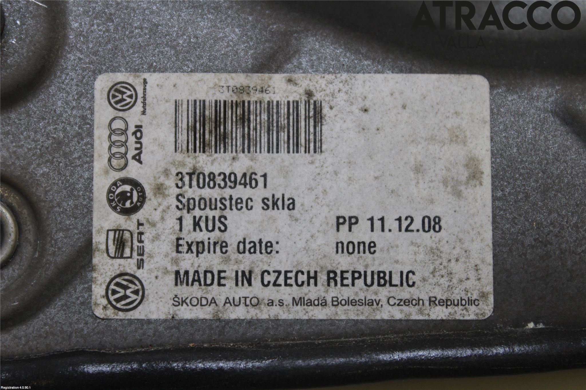 Skoda OCTAVIA (1Z) 05-13 Vindusheis El Komp