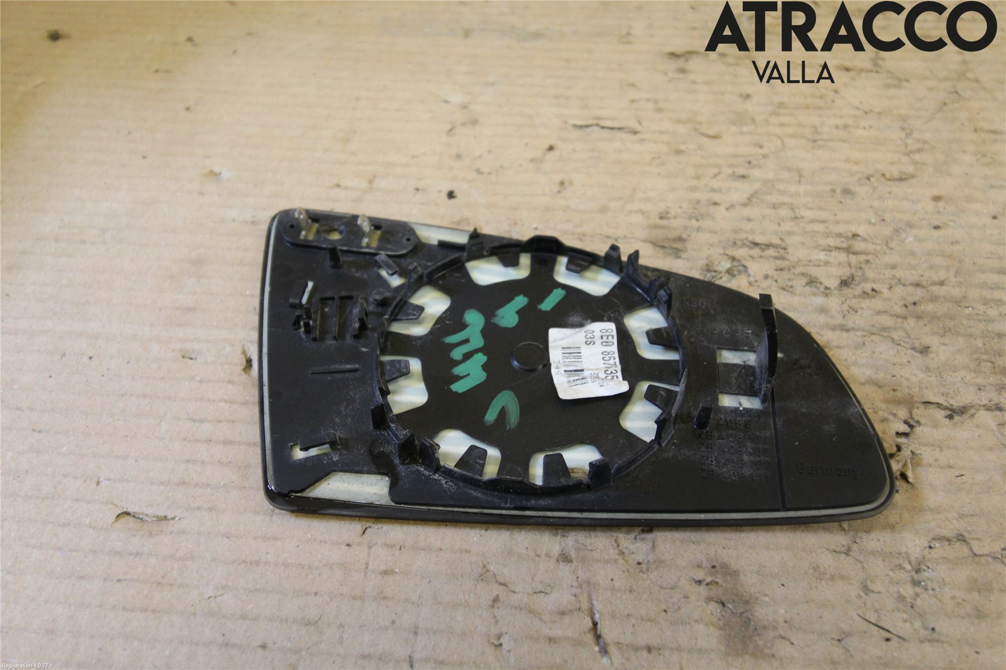 Audi A3/S3     04-05 Speil Glass V