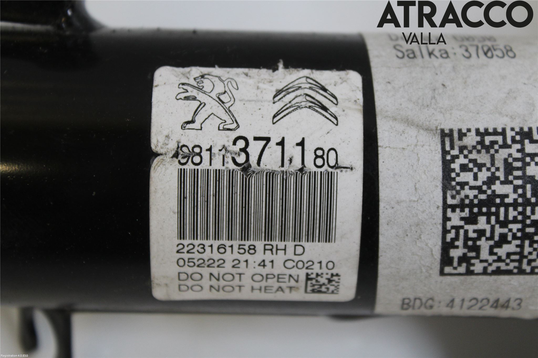Citroen COTROEN C3 17-24 Fjærbein Foran Høyre