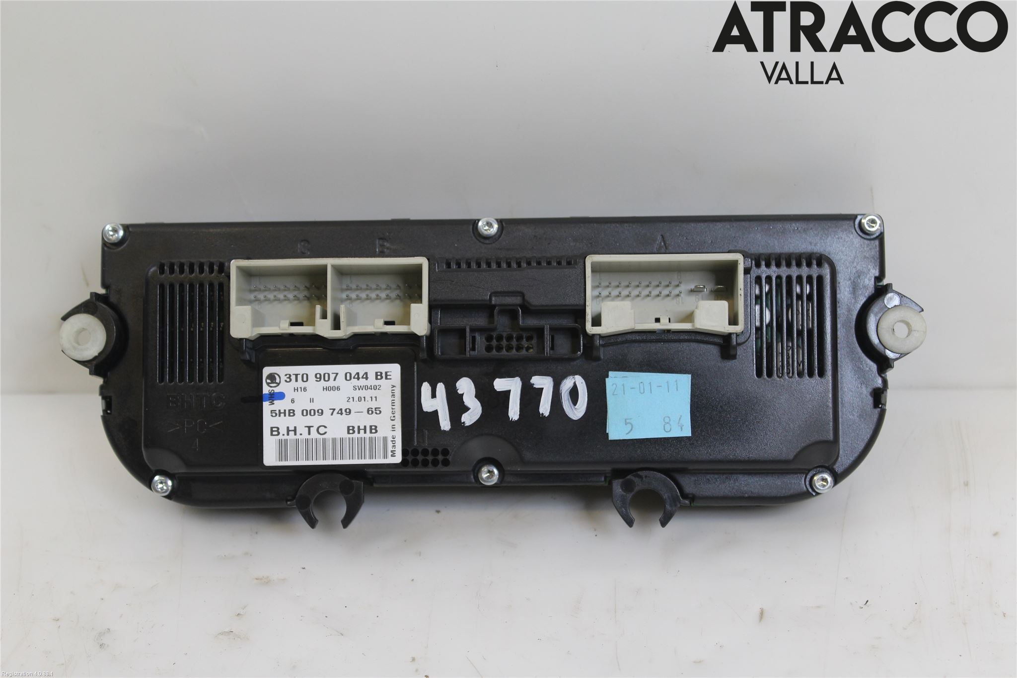 Skoda OCTAVIA (1Z) 05-13 Varme Ac Betjening-Display