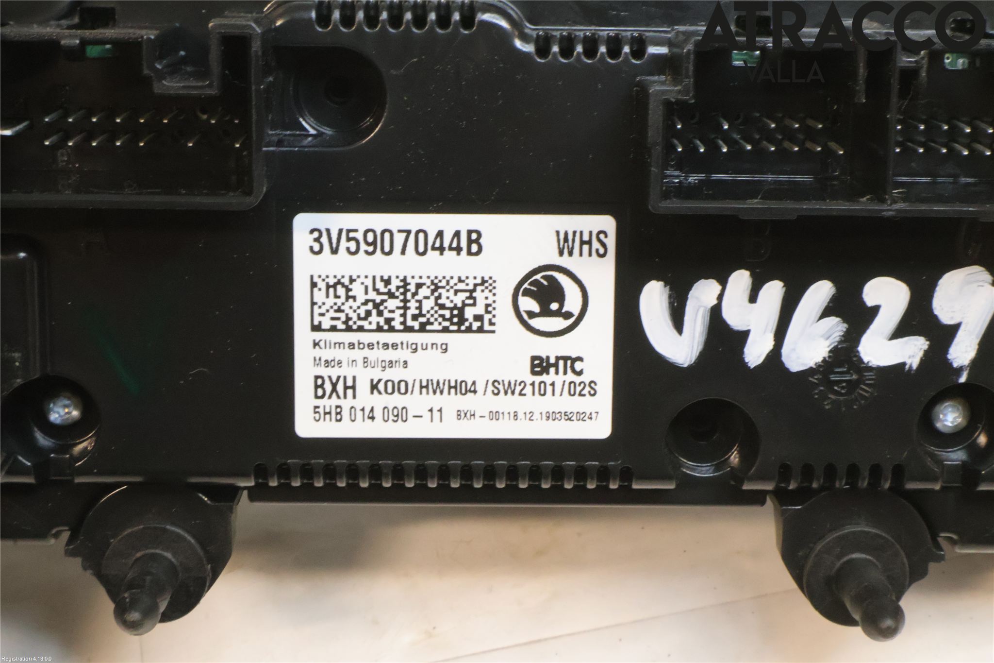 Skoda SUPERB 16-24 Varme Ac Betjening-Display