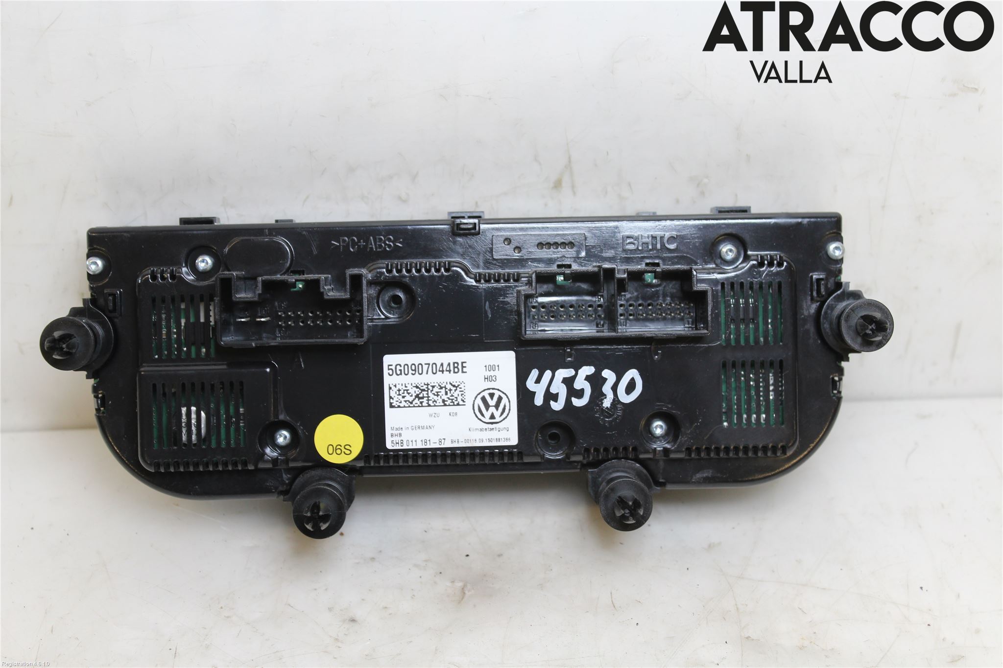 Volkswagen VW GOLF / E-GOLF VII 13-20 Varme Ac Betjening-Display