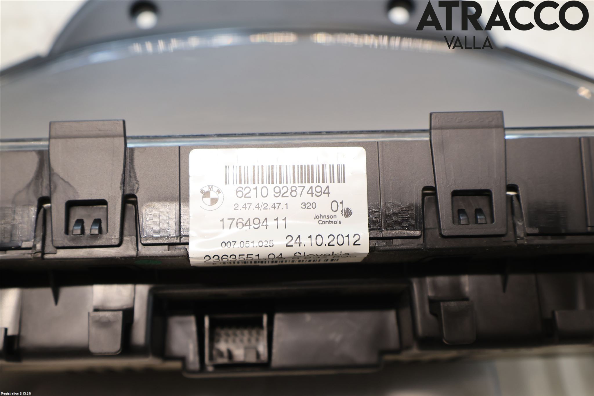 BMW 3 F30/F31/F80 12-19 Instr Kombinert