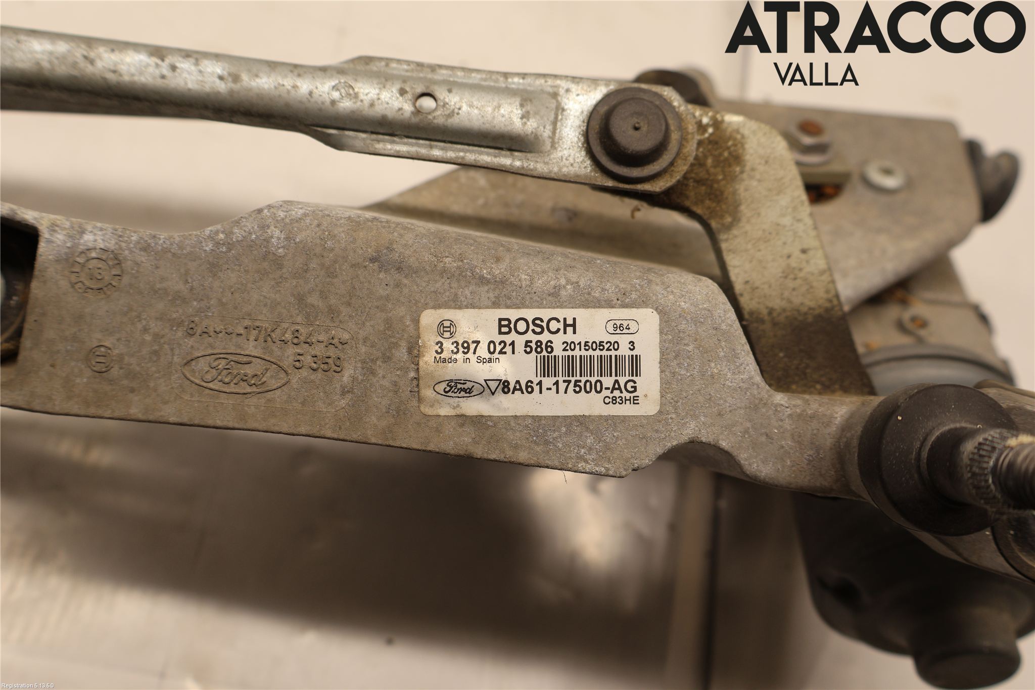 Ford FIESTA 13-17 Viskeroverføring Frontrute
