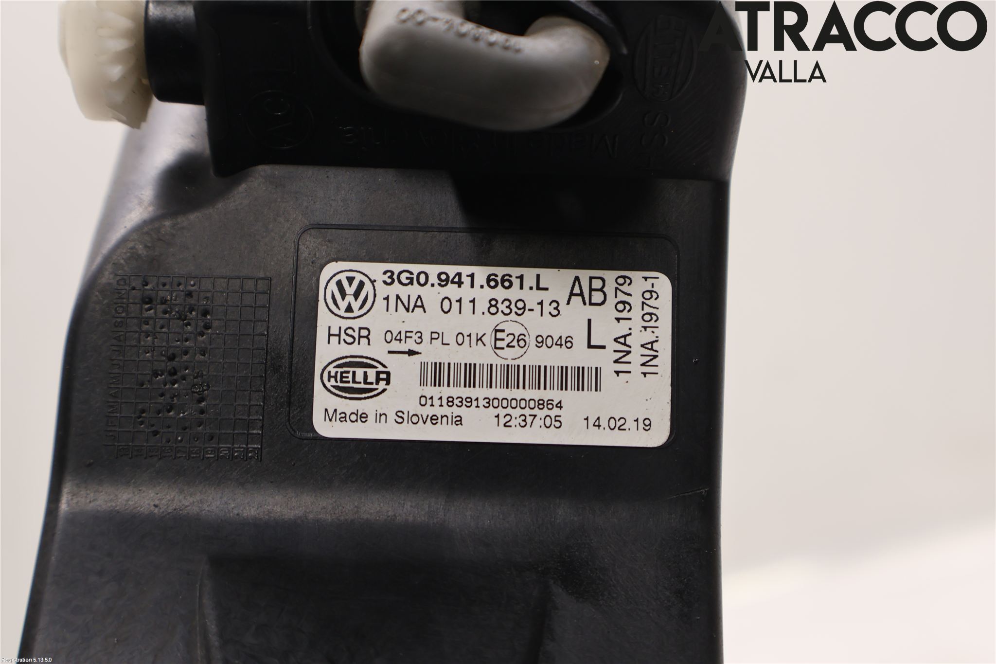 Volkswagen VW PASSAT 15-19 Frontlykt-Kurve-Tåkelys