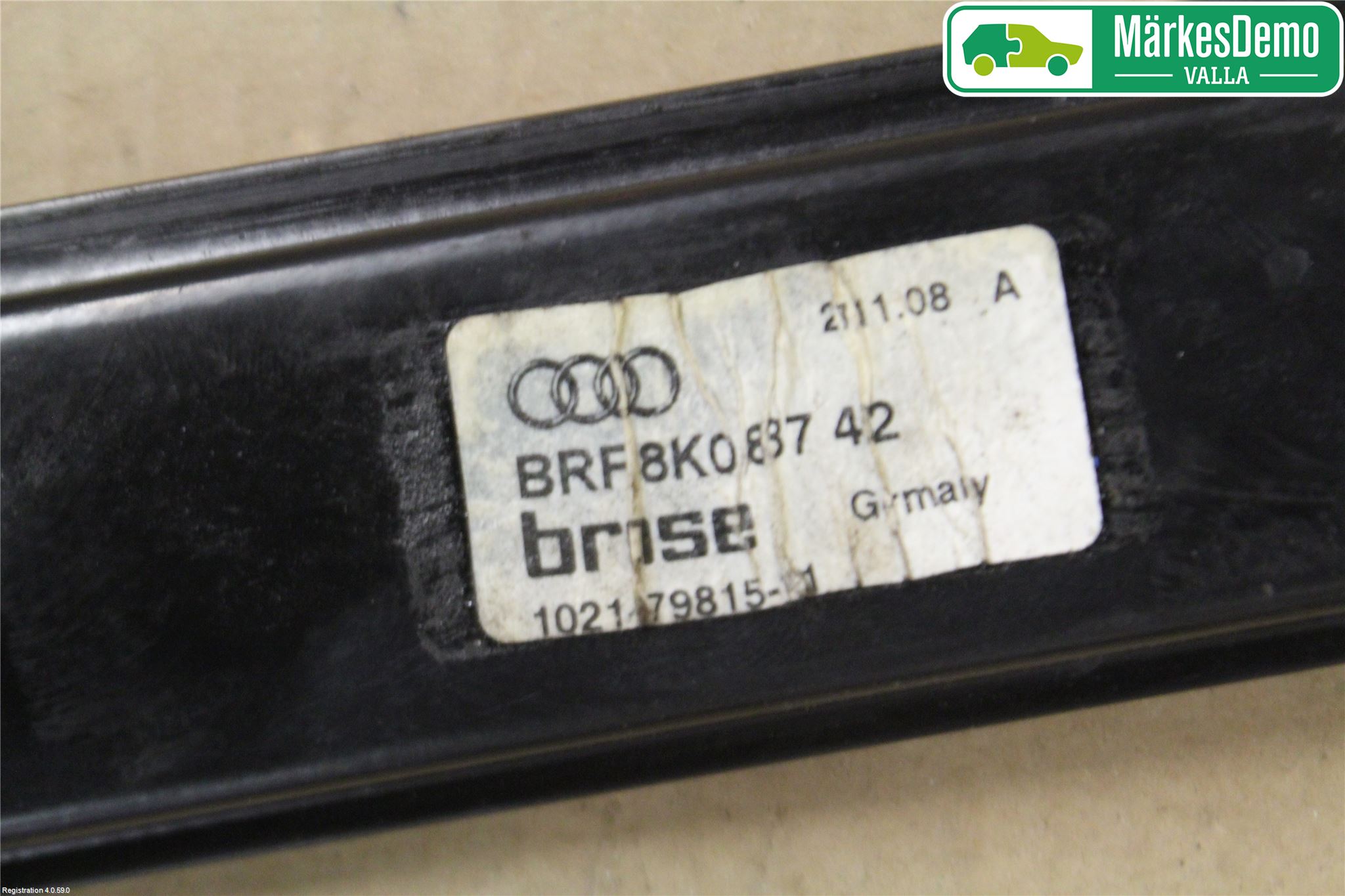 Audi A4/S4 08-11 Vindusheis El Komp