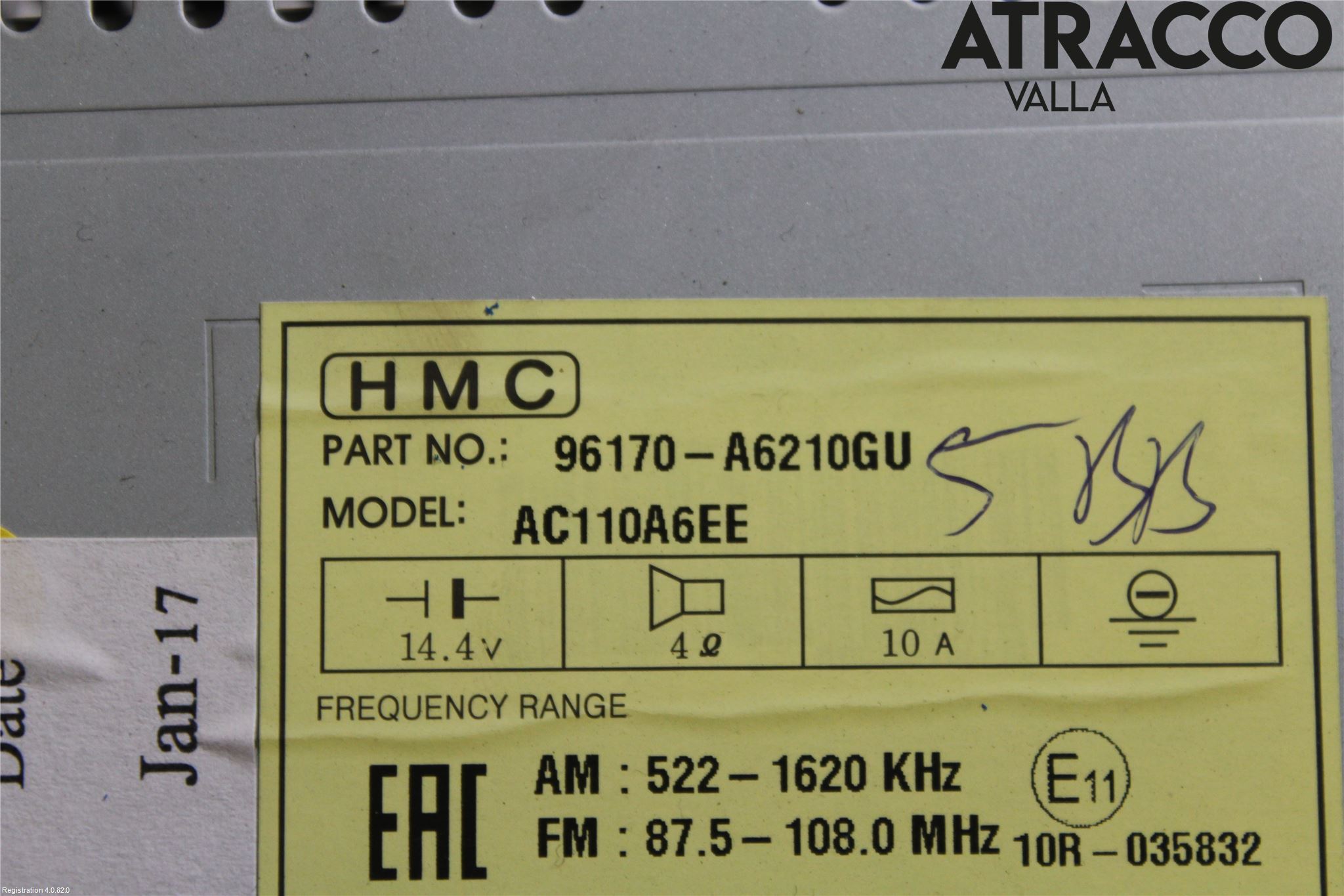 Hyundai i30 GD 13-17 Stereo Radio Med Cd