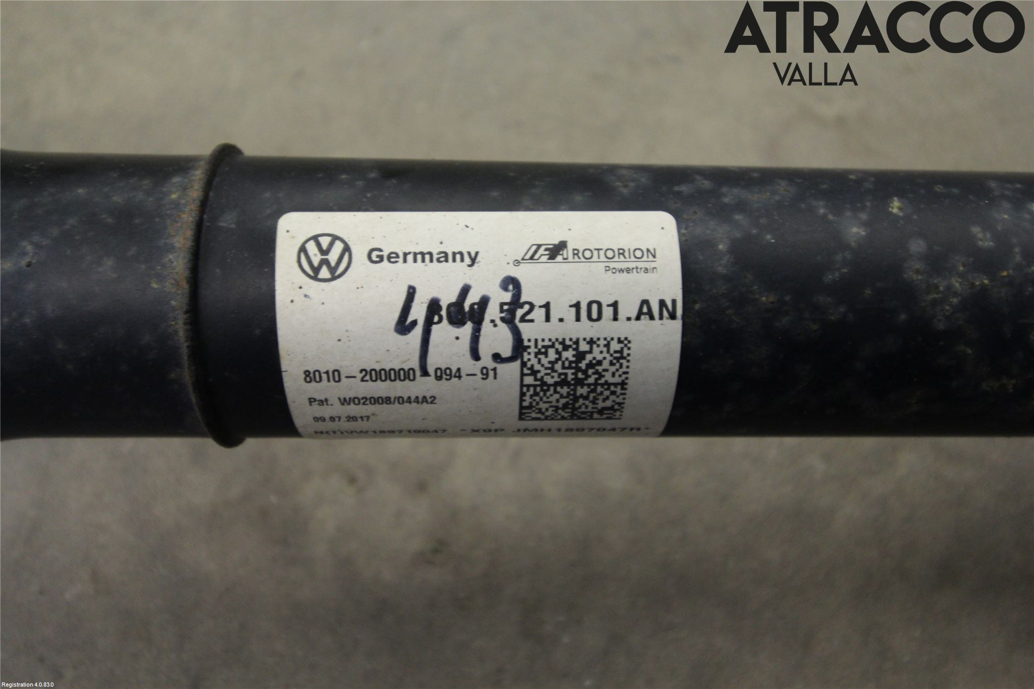 Volkswagen VW PASSAT 15-19 Mellomaksel Kompl