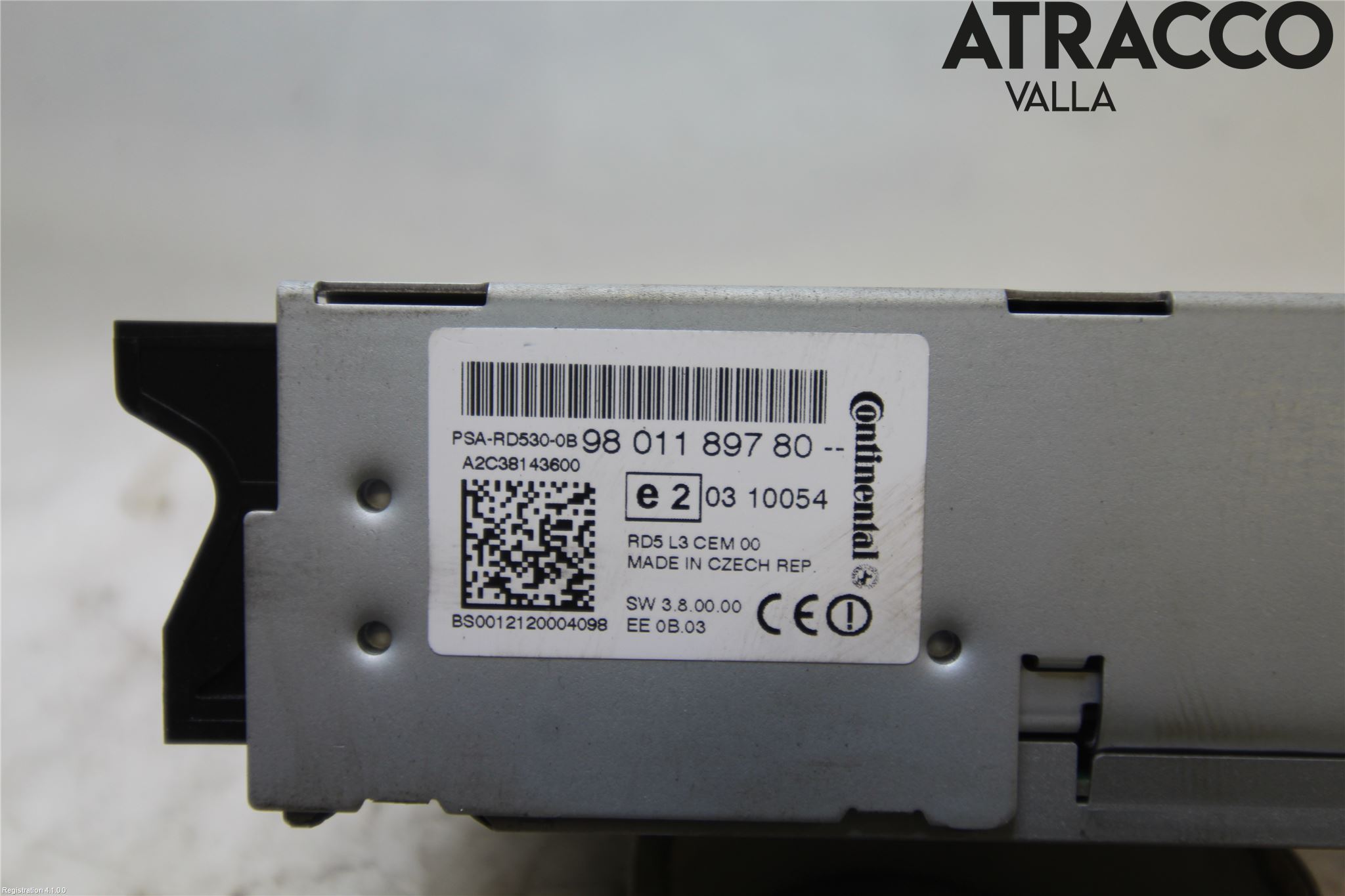 Citroen C4 II 11-18 Stereo Radio Med Cd