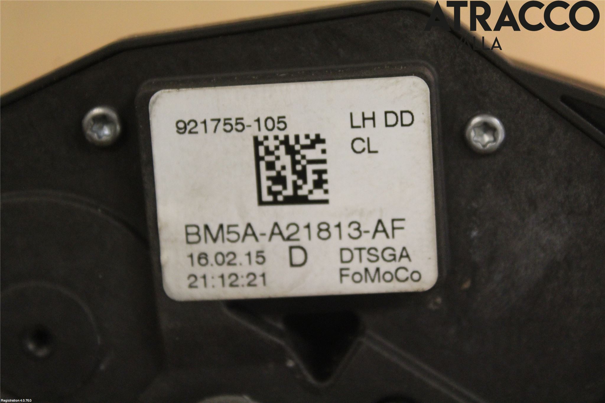 Ford FOCUS 15-18 Dørlås - Låsekasse