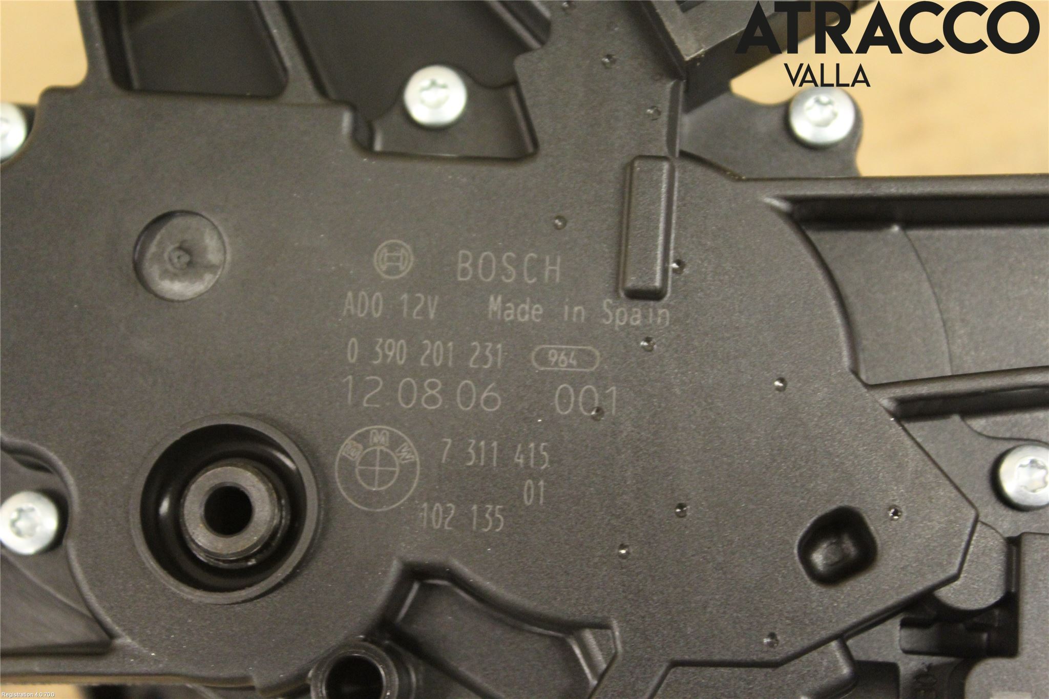 BMW 5 F10/F11/F18 09-17 Viskermotor Bakluke