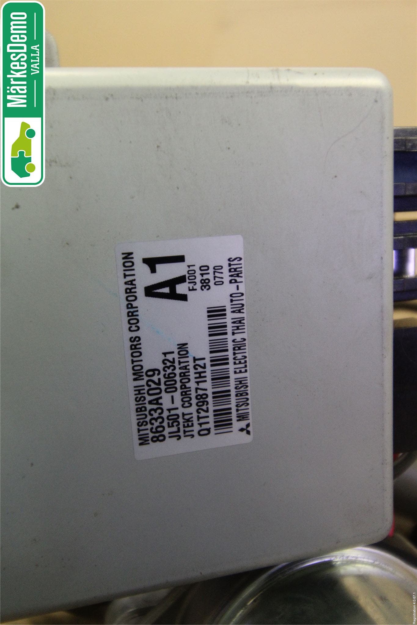 Mitsubishi SPACE STAR 13- Rattakselaggregat Innebygd Servo