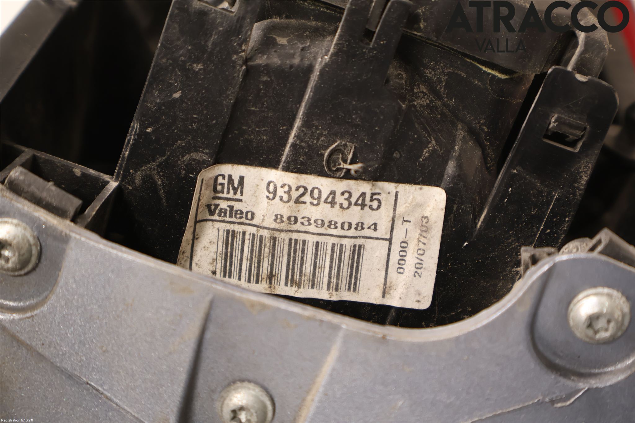 Opel MERIVA A   03-10 Baklykt Venstre