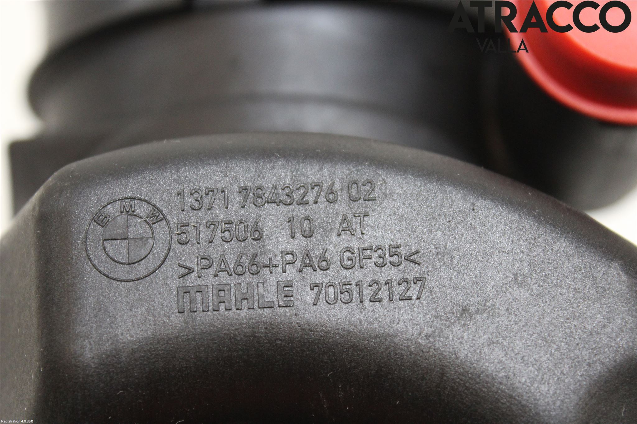 BMW 5 F10/F11/F18 09-17 Inns Gummibelg - Slange
