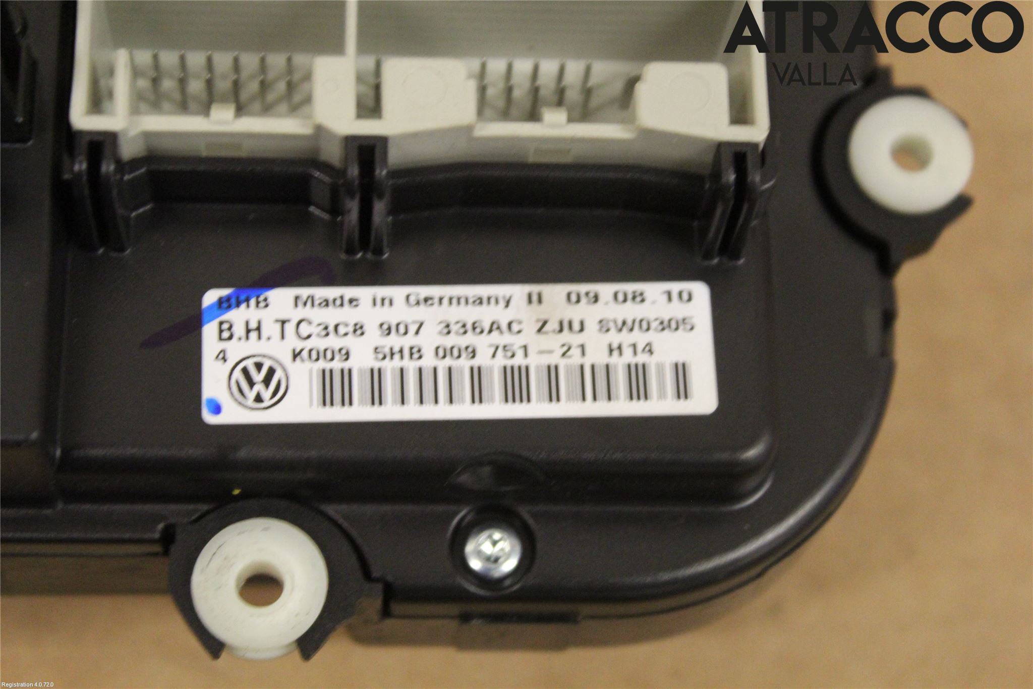 Volkswagen VW GOLF PLUS/CROSS GOLF 04-14 Varme Ac Betjening-Display