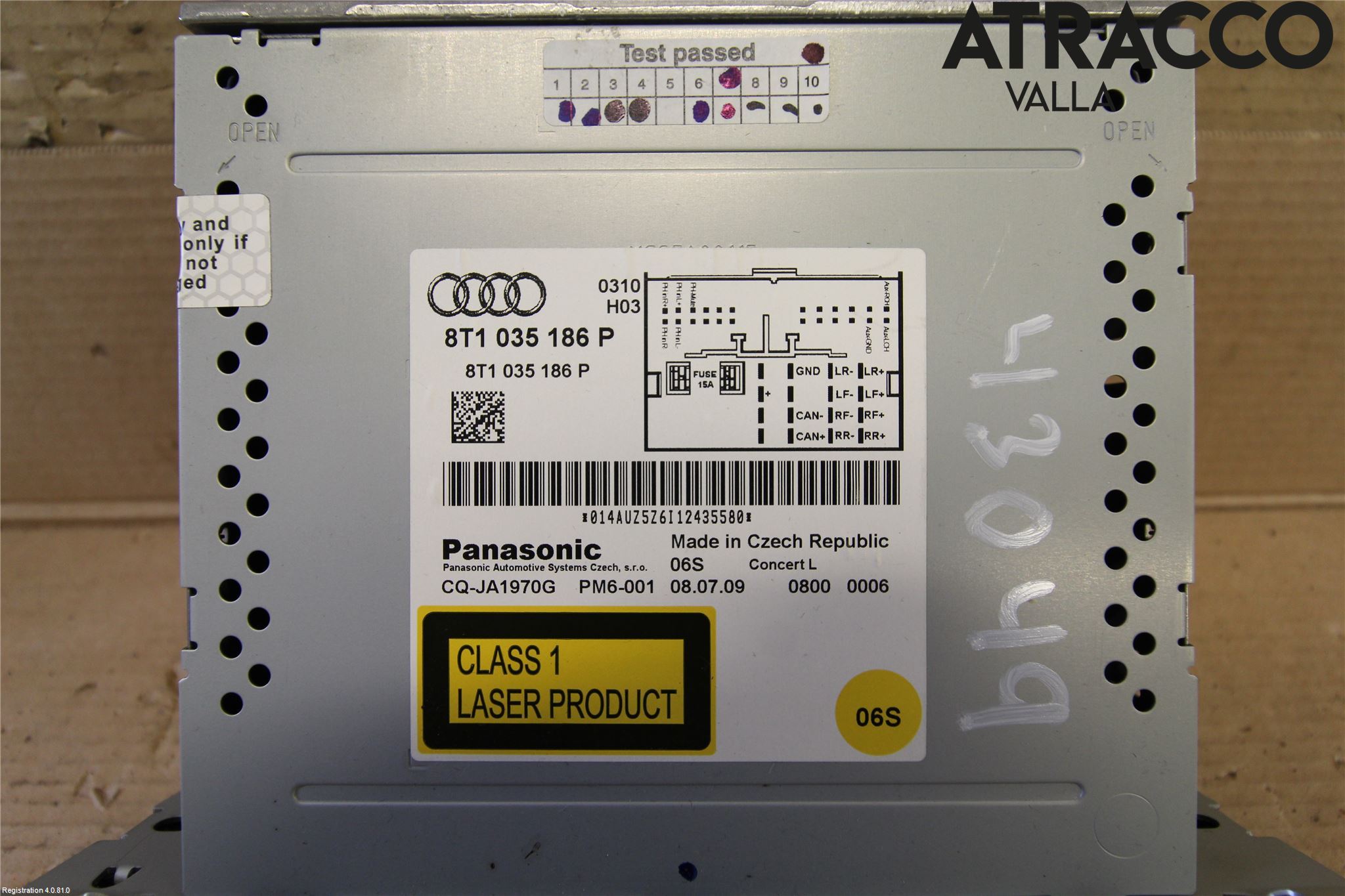 Audi A4/S4 08-11 Stereo Radio Med Cd