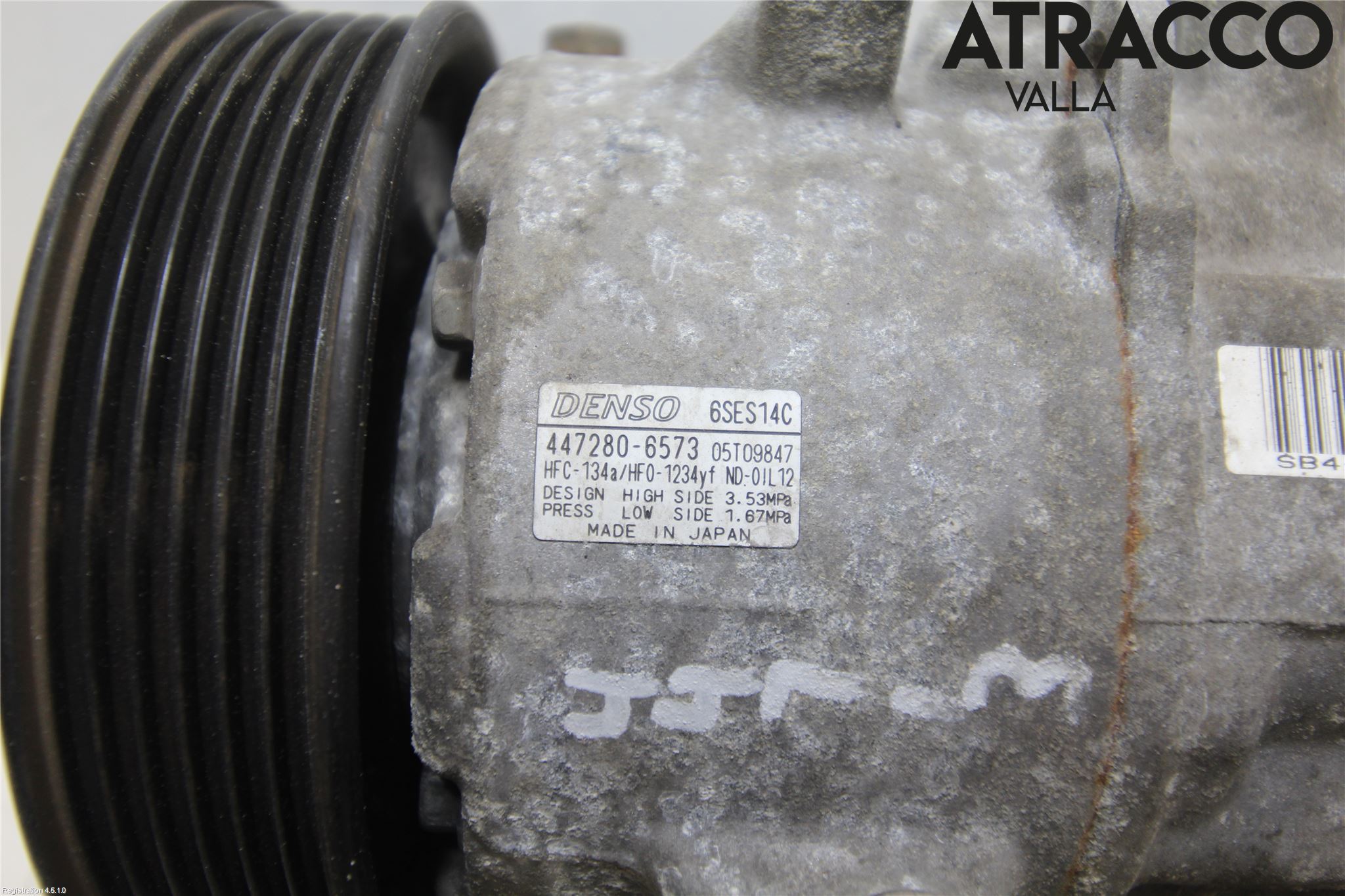 Toyota AVENSIS 16-18 Varme Ac Kompressor
