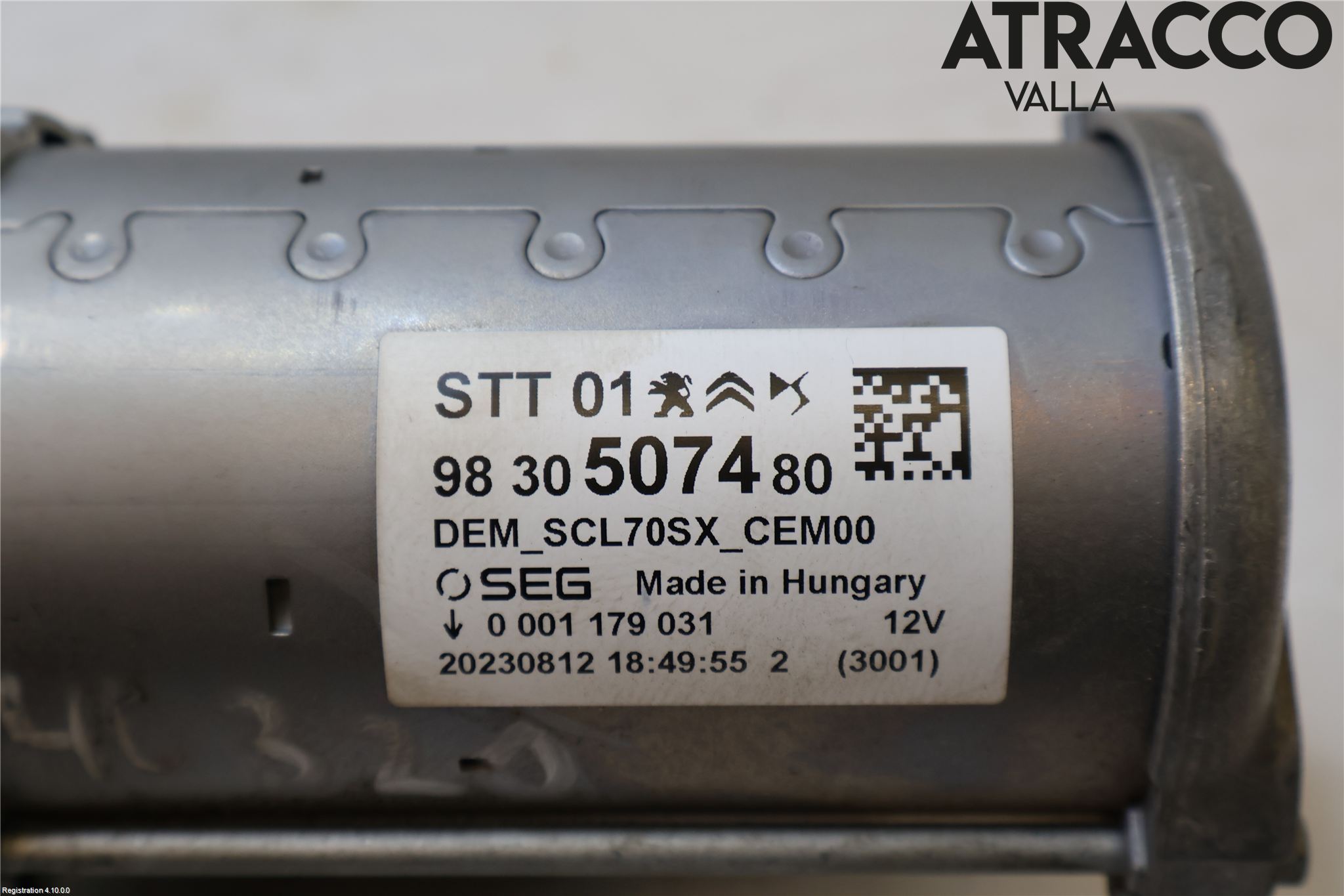 Peugeot 408 22- Startmotor