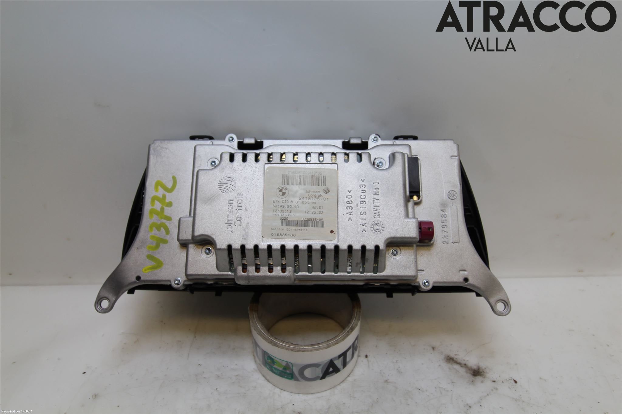 BMW X6 E71/E72   08-14 Instr Skjerm Dvd-Gps-Ac-Tlf