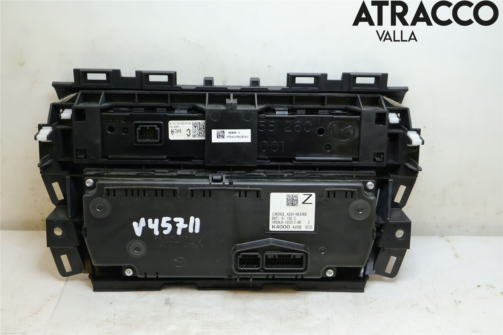 Mazda 3 III 14-19 Varme Ac Betjening-Display
