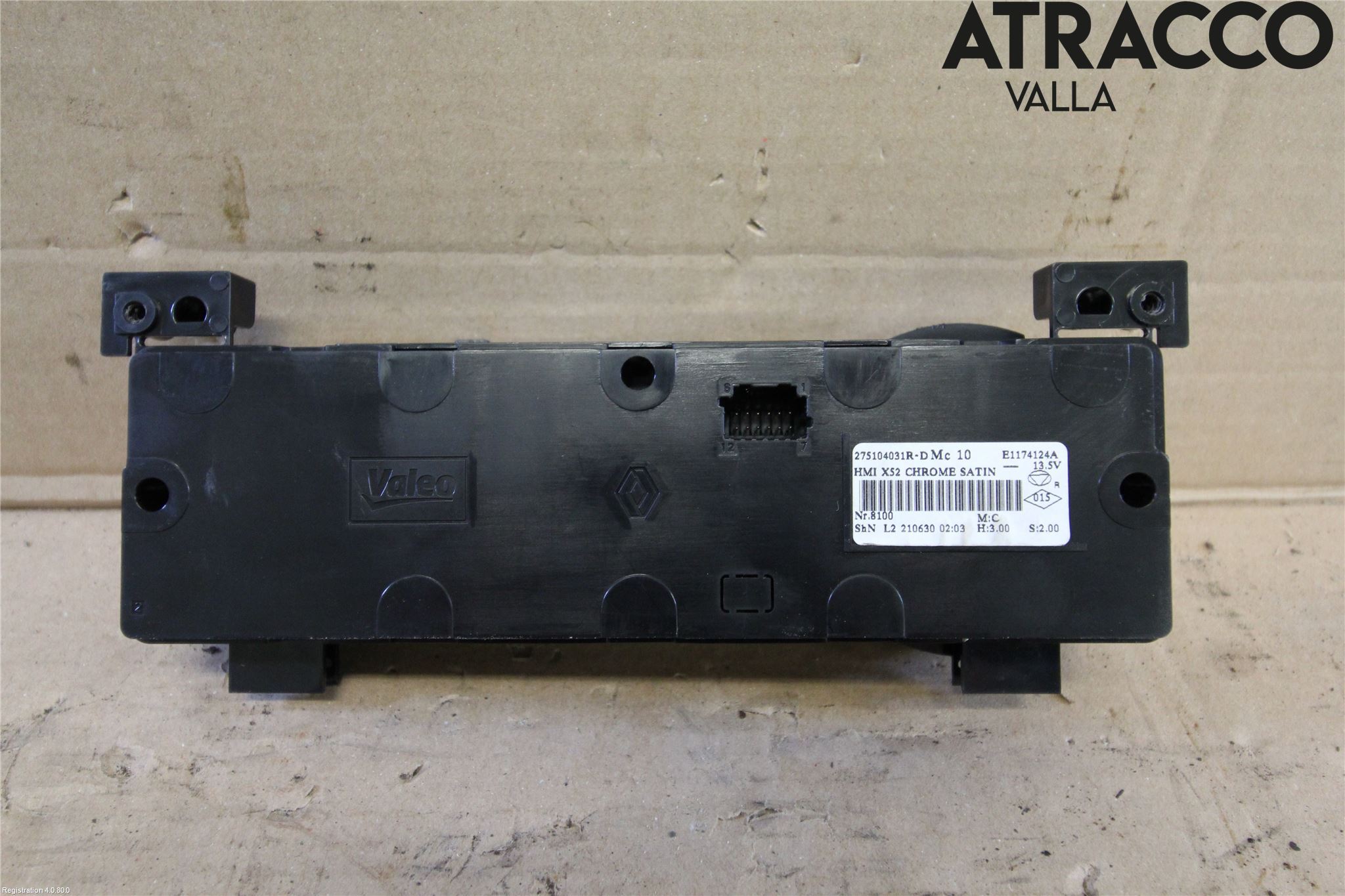 Renault TRAFIC/E-TECH 15- Varme Ac Betjening-Display