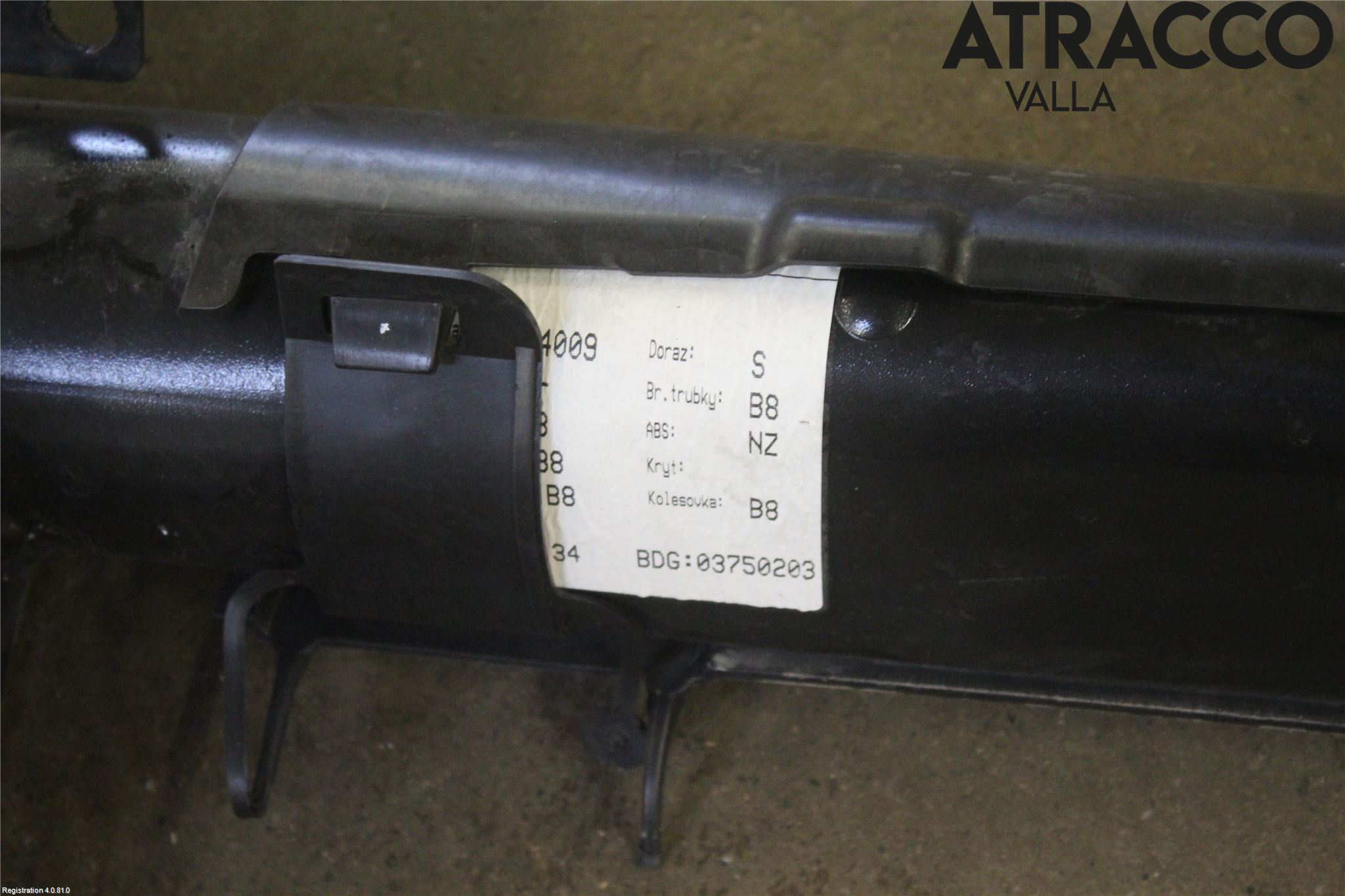 Citroen COTROEN C3 17-24 Bakaksel Feste Travers-Ramme
