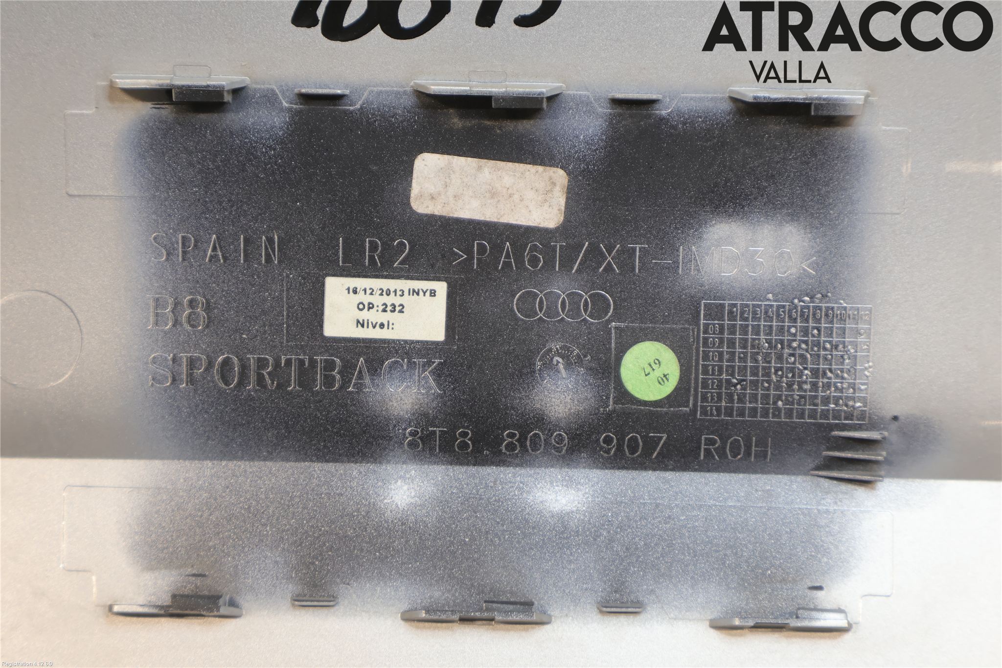 Audi A5 07-16 Drivstoff Tankluke