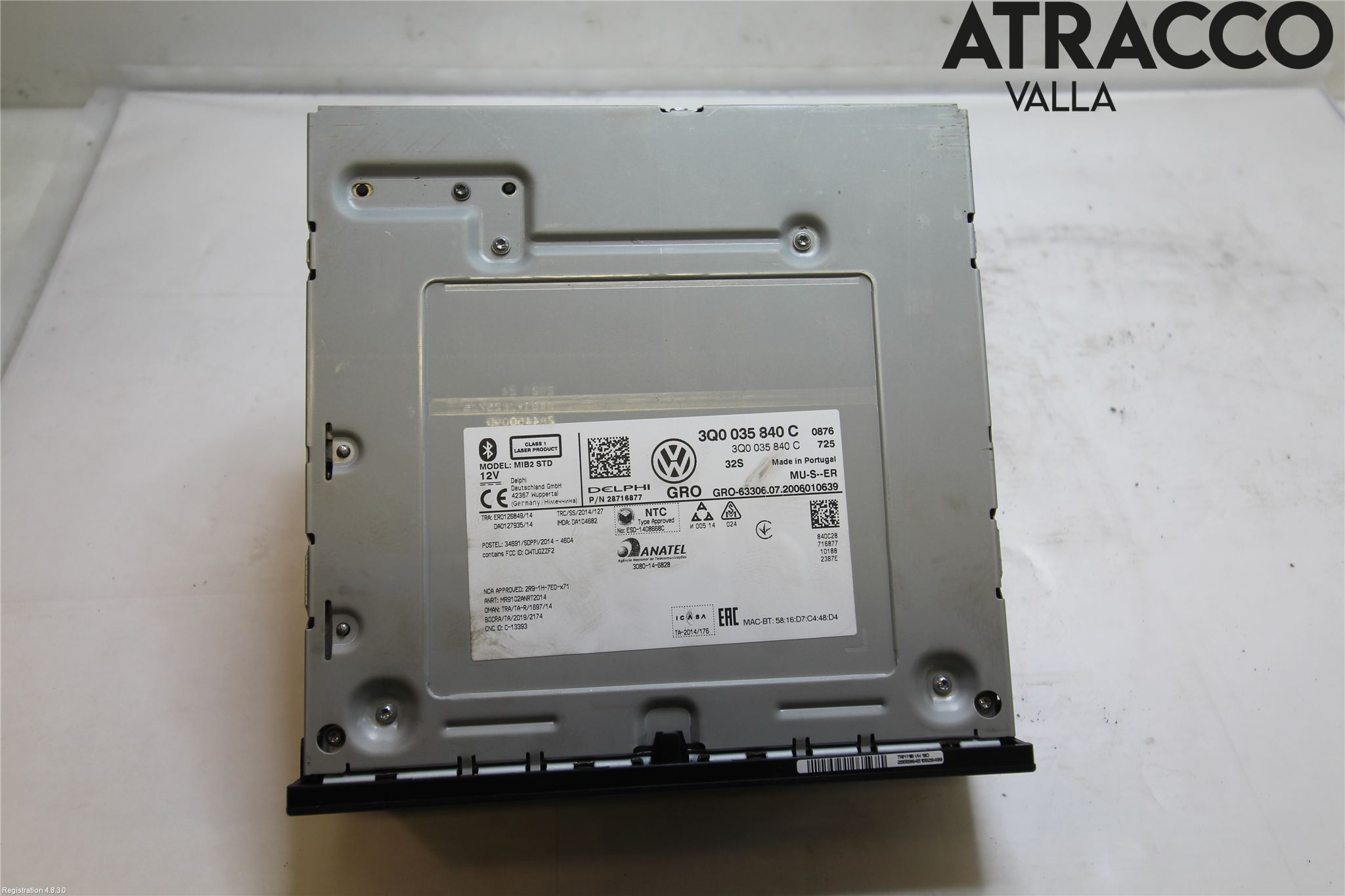 Volkswagen VW T-ROC 18- Stereo Radio Med Cd