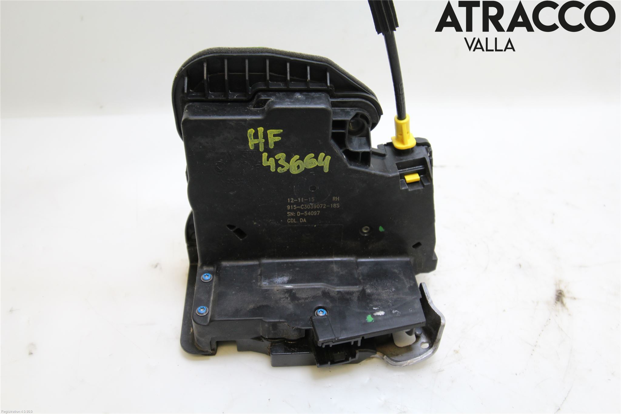 Opel ASTRA K 16-22 Dørlås - Låsekasse